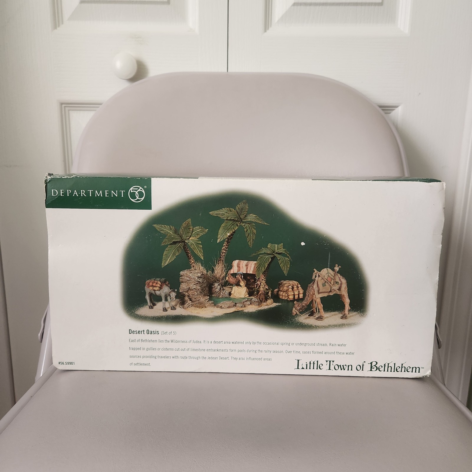 Dept 56 Little Town of Bethlehem Desert Oasis 5 Piece Set in Box
