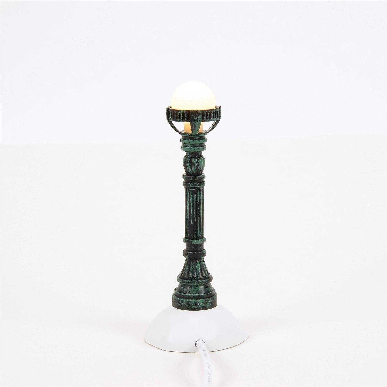 Dept 56 Village Accessories Set Of 3 Copper Lamp Post 6014557 New