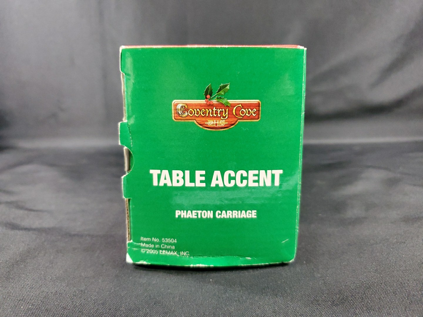 2005 Vintage Lemax Inc Coventry Cove Phaeton Carriage Table Accent From Kmart