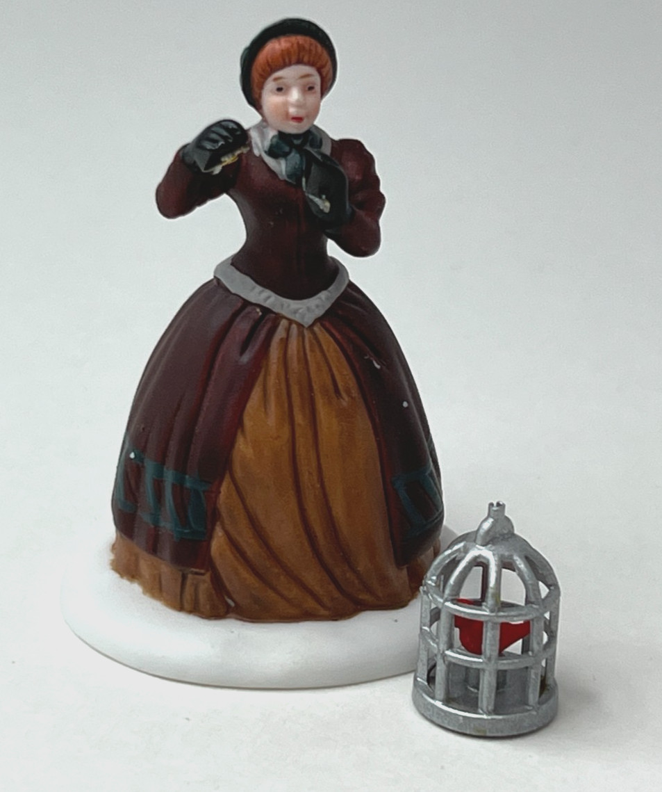 DEPT 56 Heritage Christmas Village Collection “The Bird Seller” #5803 READ