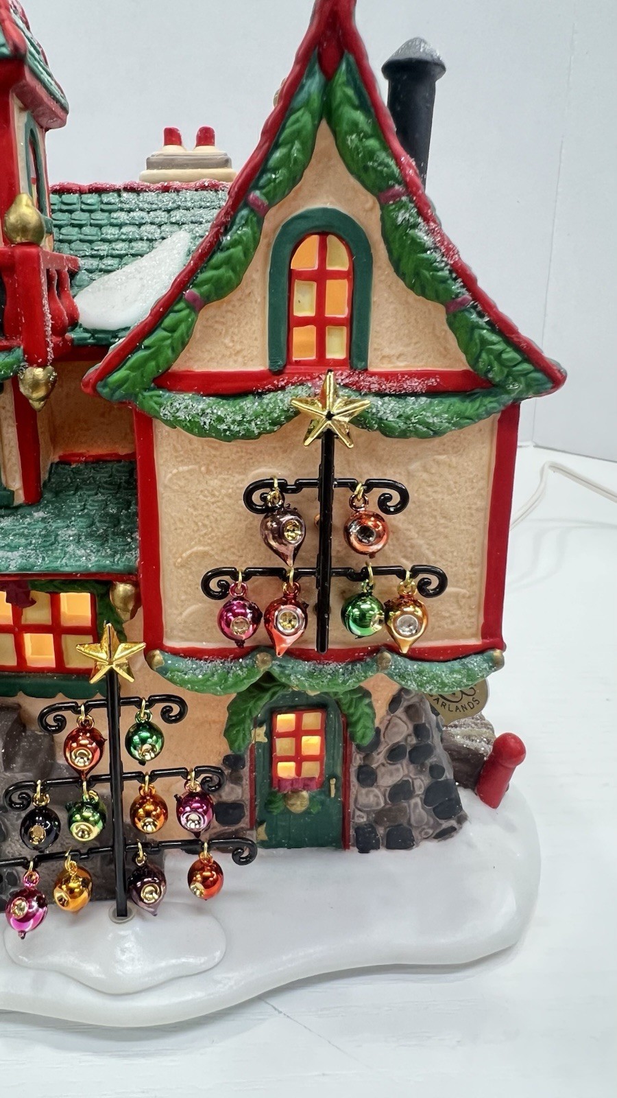 Dept 56 North Pole Series “Glass Ornament Works” 56396 Retired 1997 Excellent !