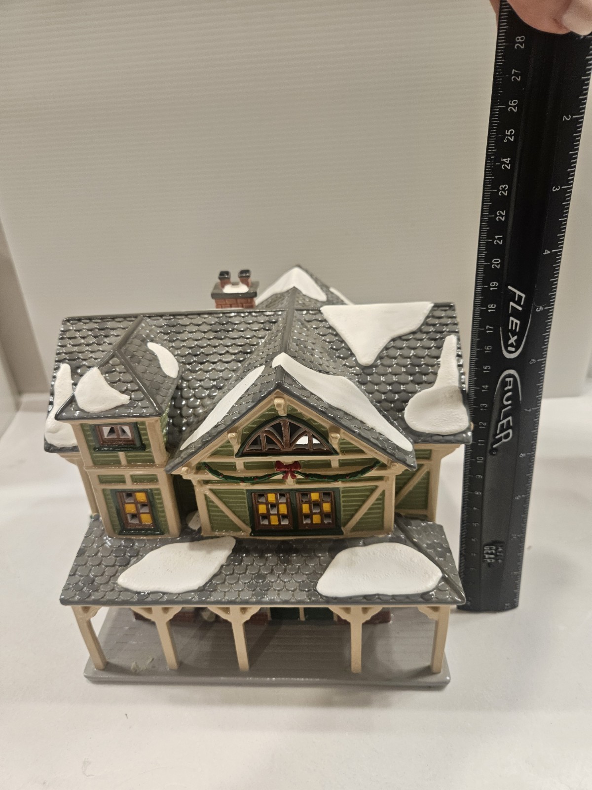 Dept. 56 Snow Village American Architecture “Stick Style House” 1998