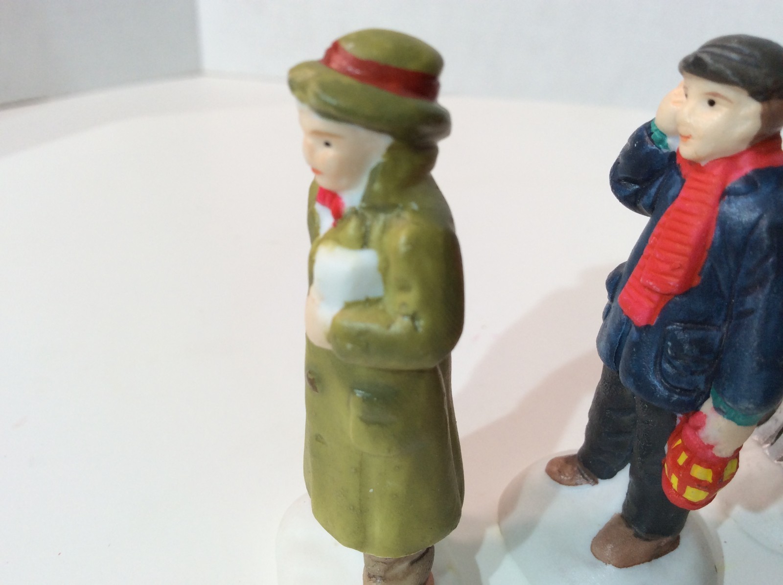 A Wonderful Holiday Christmas Village, Three Men Figurines, no packaging