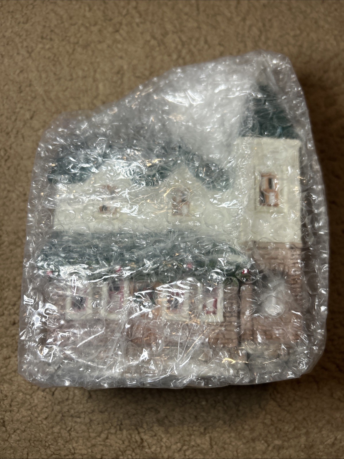 Christmas Valley “The Village Home” Ceramic Boxed by Seasonal Specialties 1993