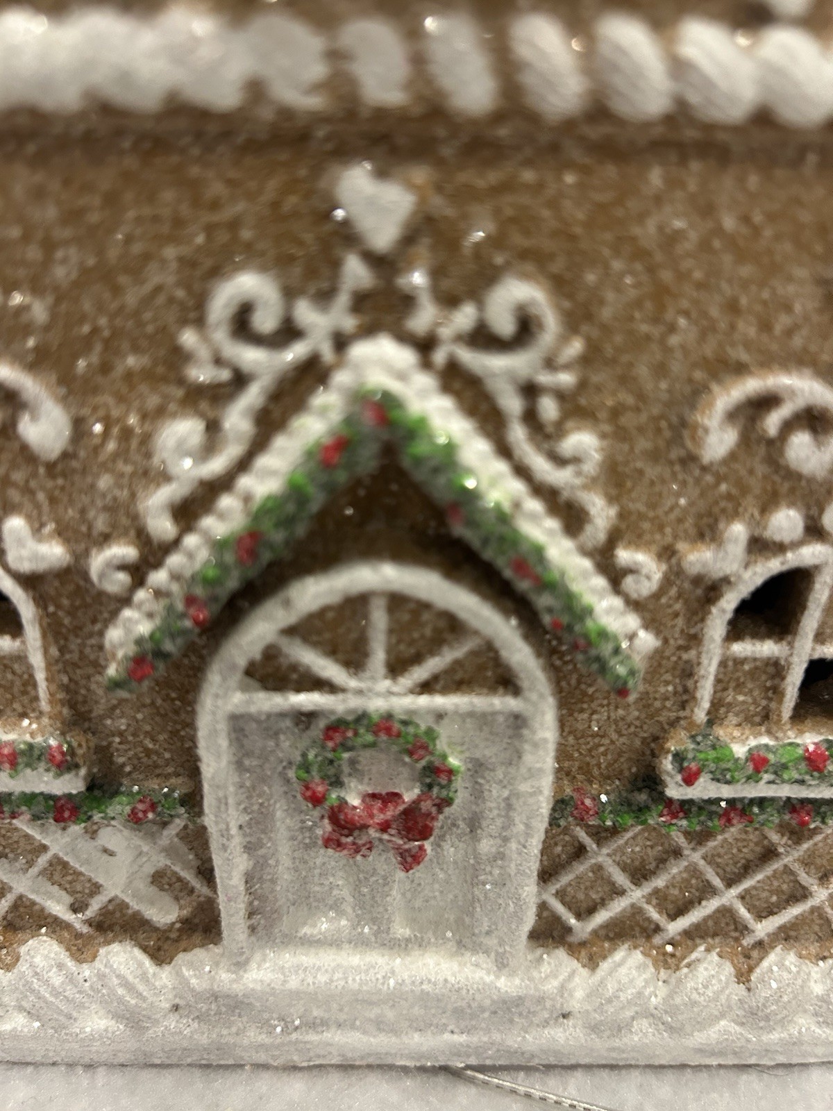CUPCAKES & CASHMERE Christmas Gingerbread House Large Resin LED Light Up