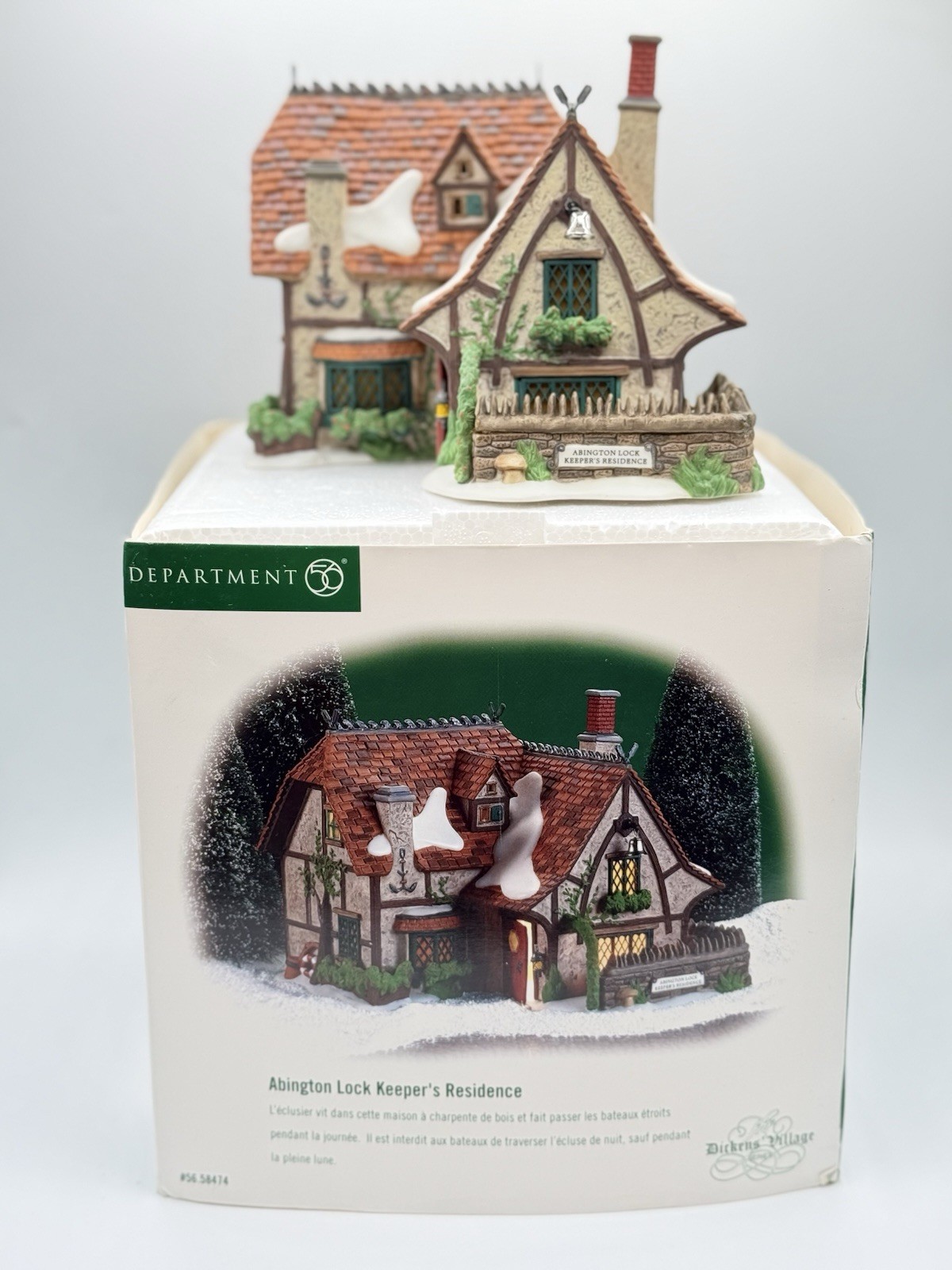 Dept 56 Dickens’ Village Abington Lock Keeper’s Residence 56.58474 Retired