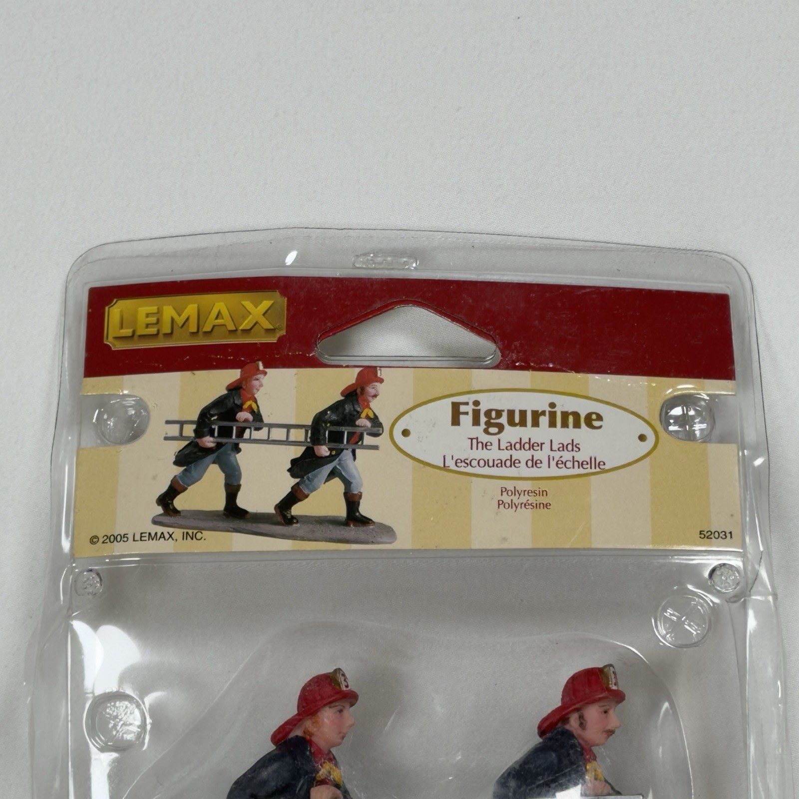 Lemax 52031 Ladder Lads Figurine Firemen Christmas Village Figure Retired 2005
