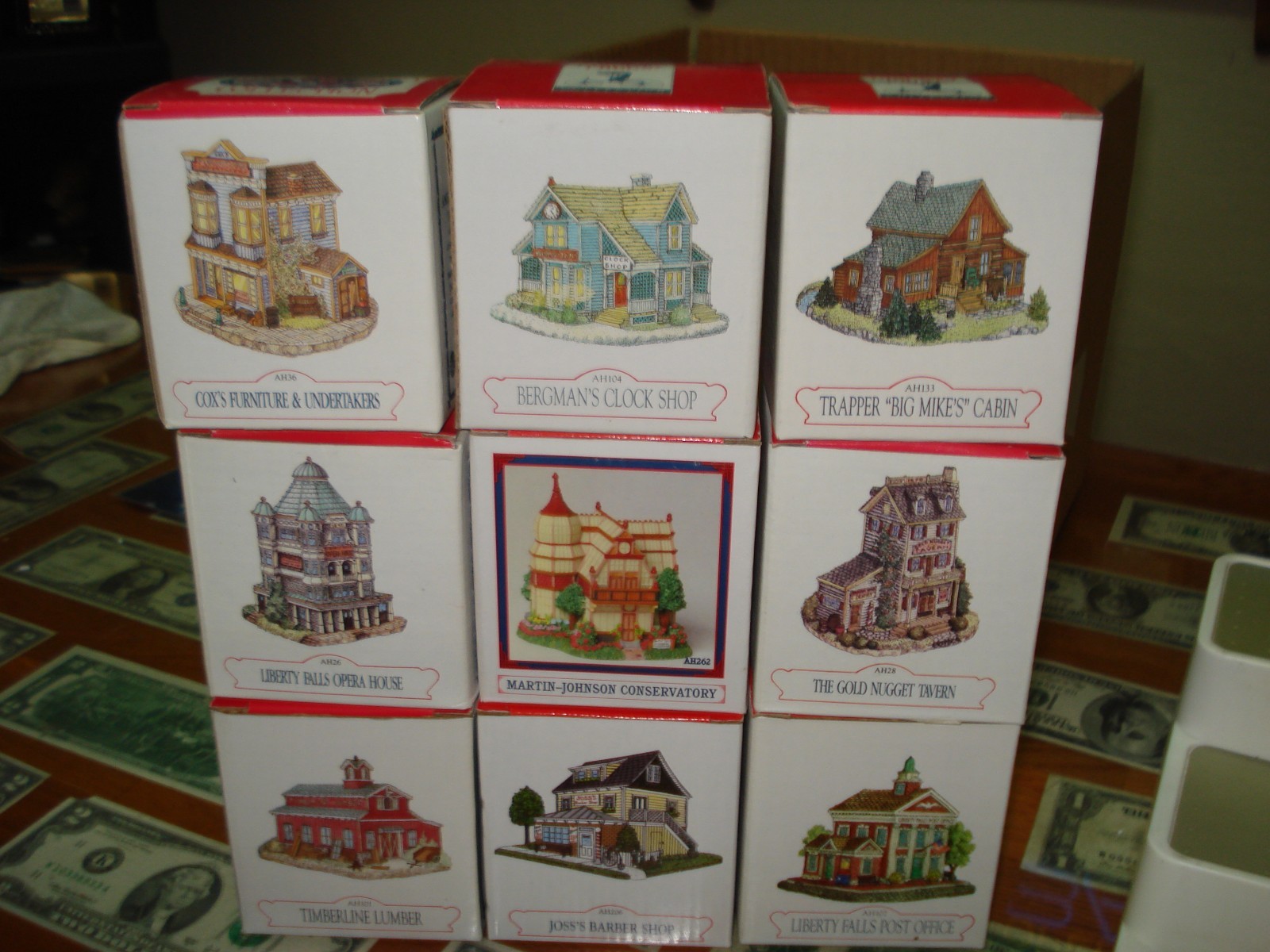 LIBERTY FALLS ~ AMERICANA COLLECTION ~ LOT #11 ~ 9 FIGURES ~ NEW IN BOX ~ LQQK