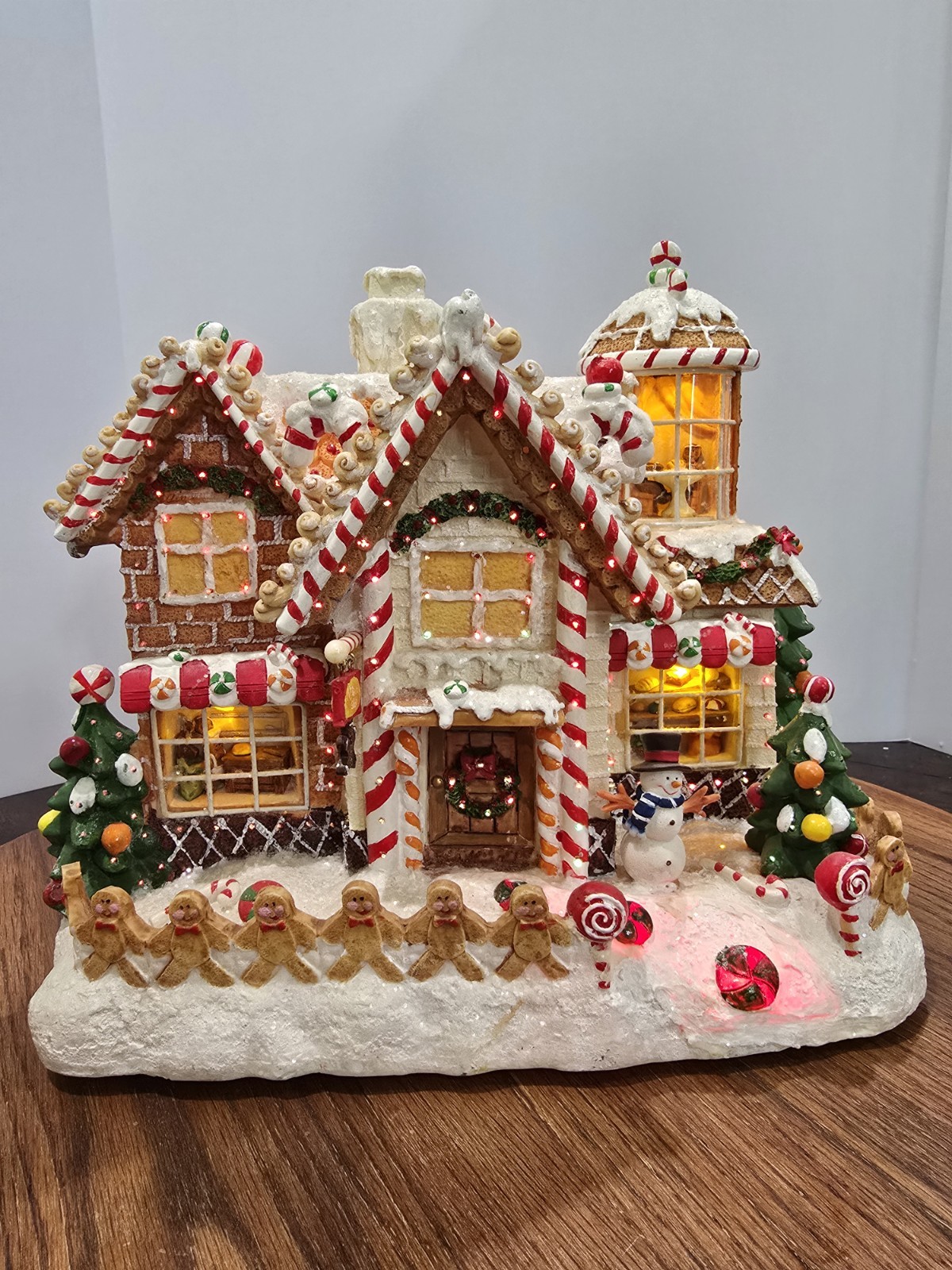 Fiber Optic Gingerbread House 2005 Christmas Holiday Collection Works