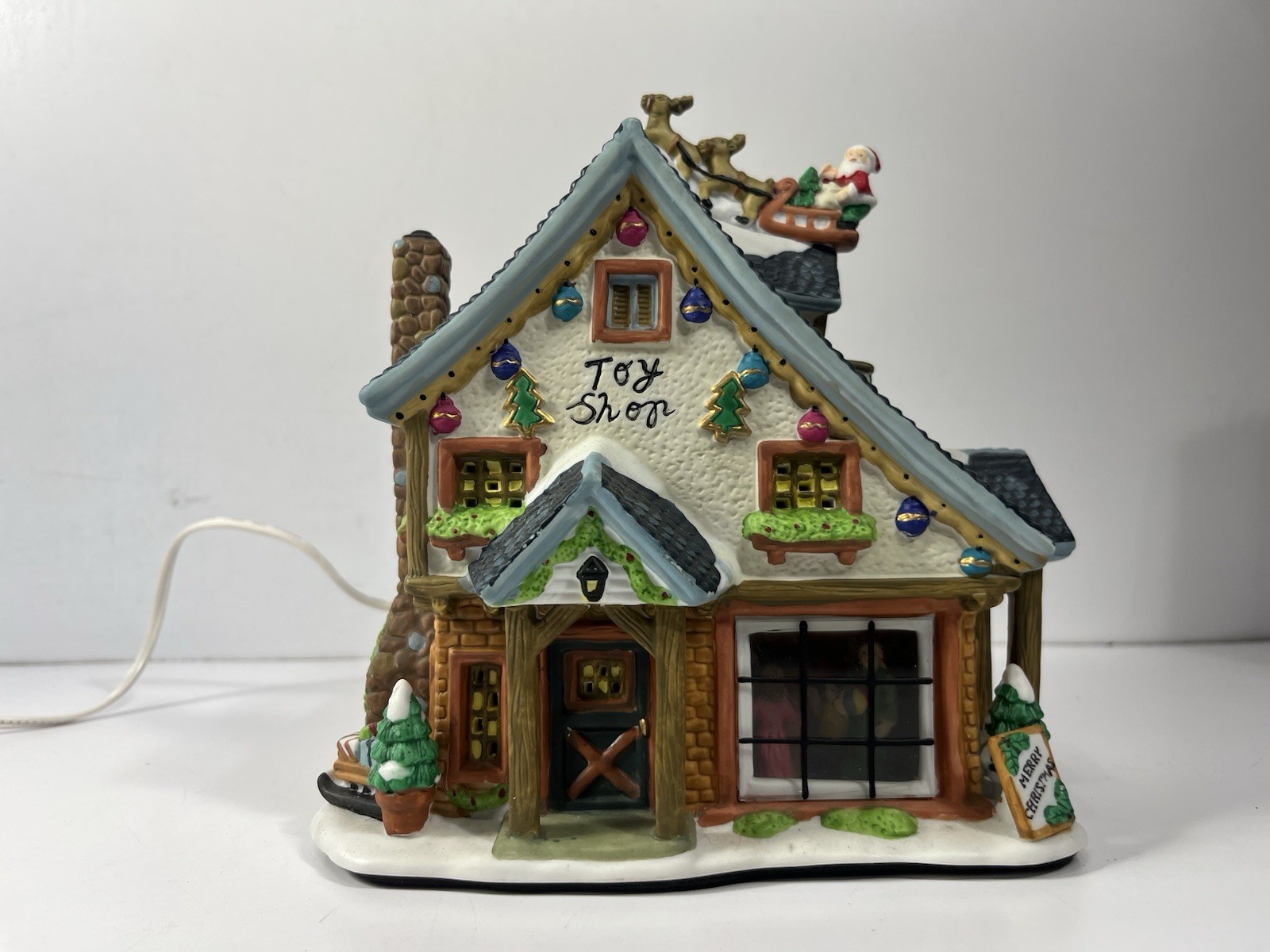 Carole Towne Collection Nick’s Toy Shop Lighted House 2002 In Box
