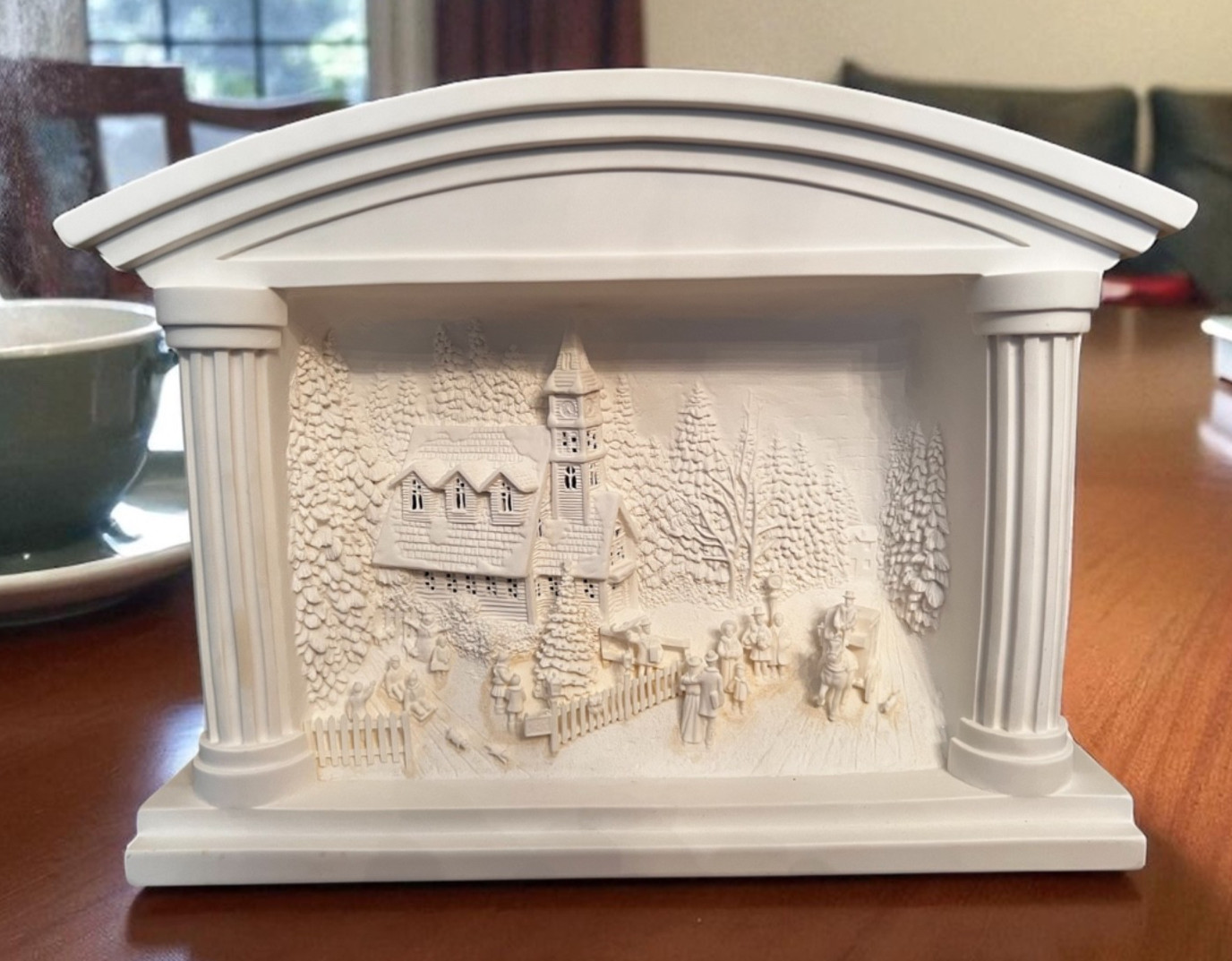 Vintage Dept. 56 The Church In The Pines Lighted Winter Large Silhouette