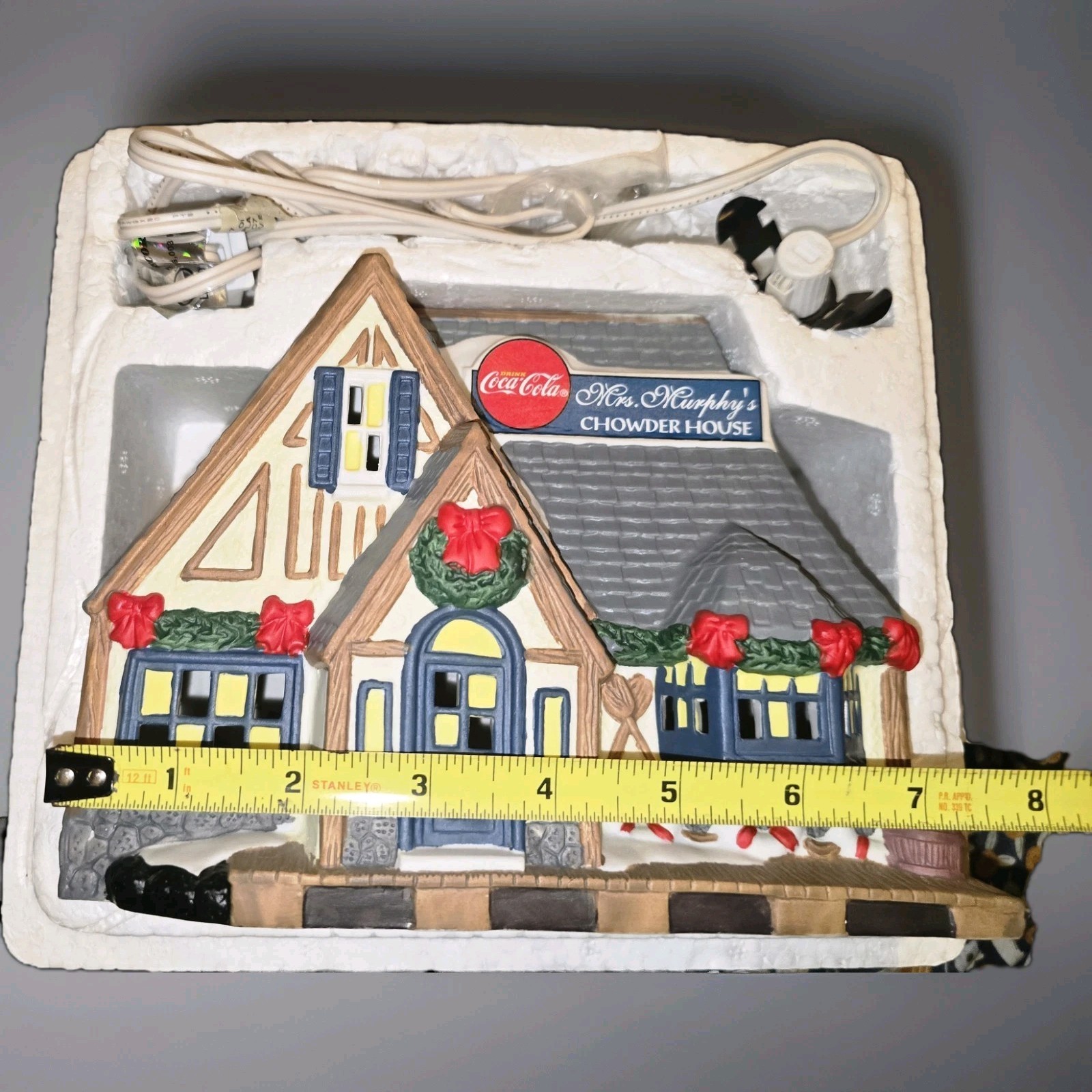 COCA-COLA MRS MURPHYS CHOWDER HOUSE RETIRED Town Square Collection CHRISTMAS