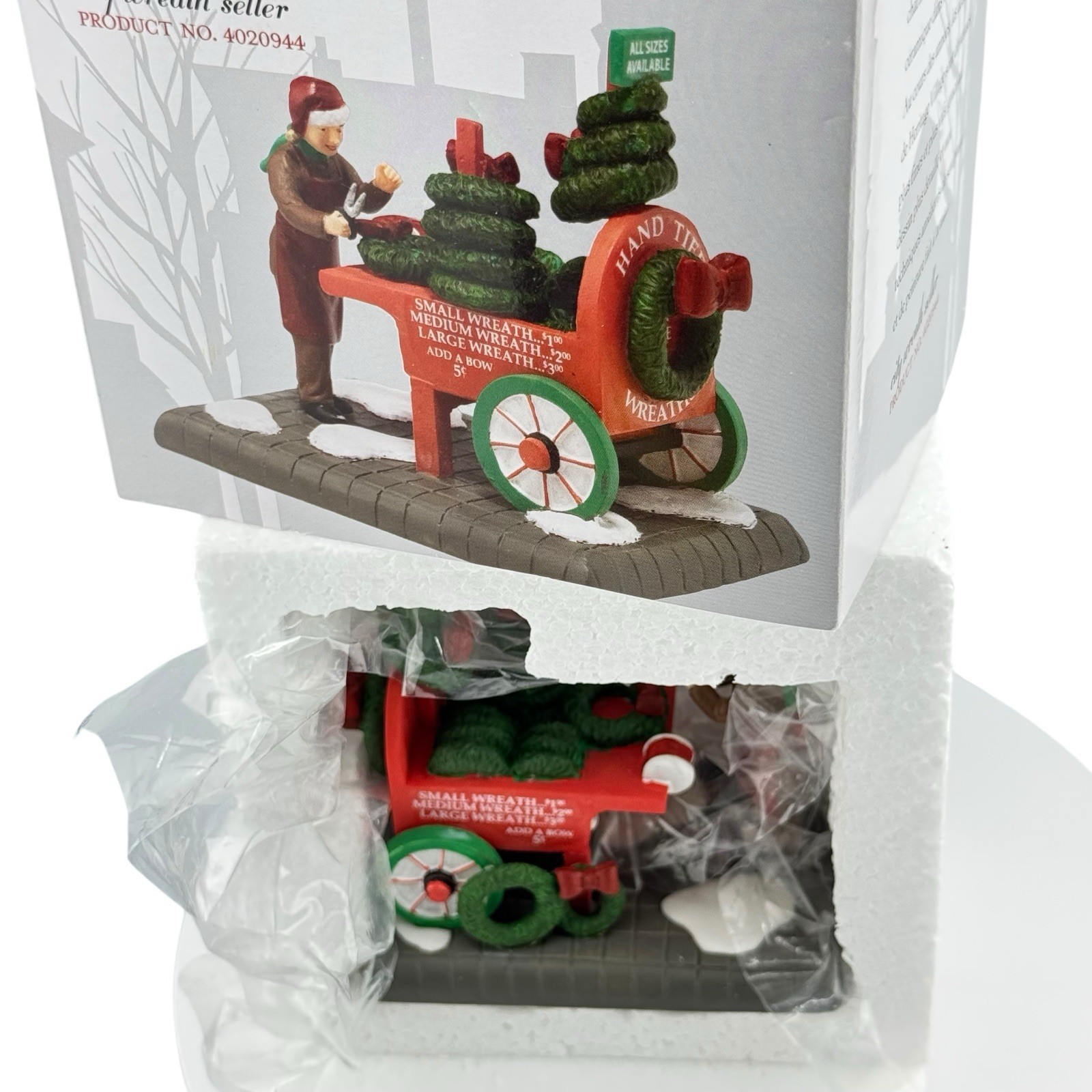 Department 56 City Wreath Seller 4020944 Christmas In The City