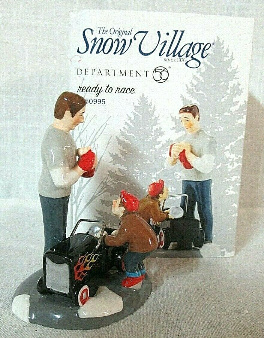 Department 56 Snow Village Accessory Ready To Race # 4050995