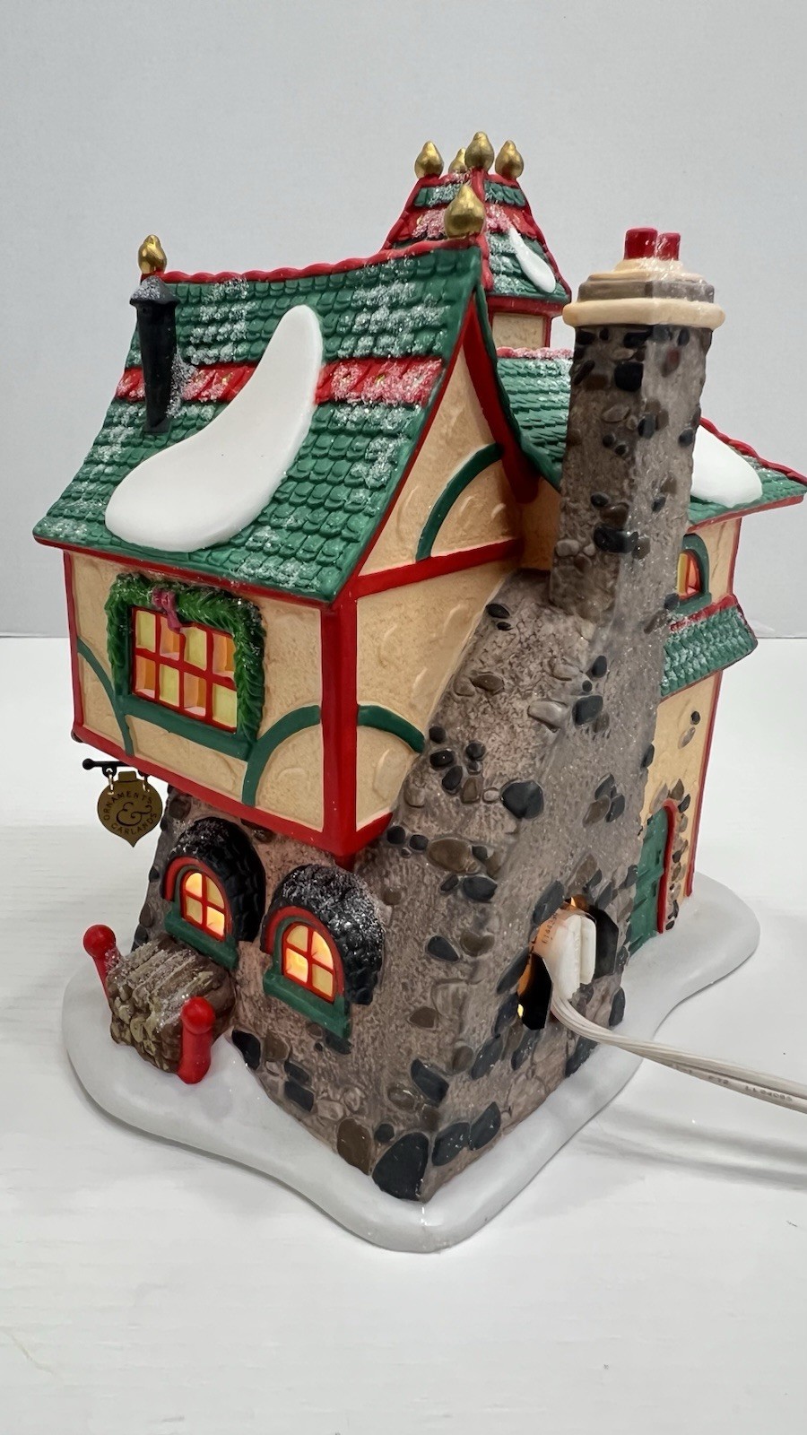 Dept 56 North Pole Series “Glass Ornament Works” 56396 Retired 1997 Excellent !