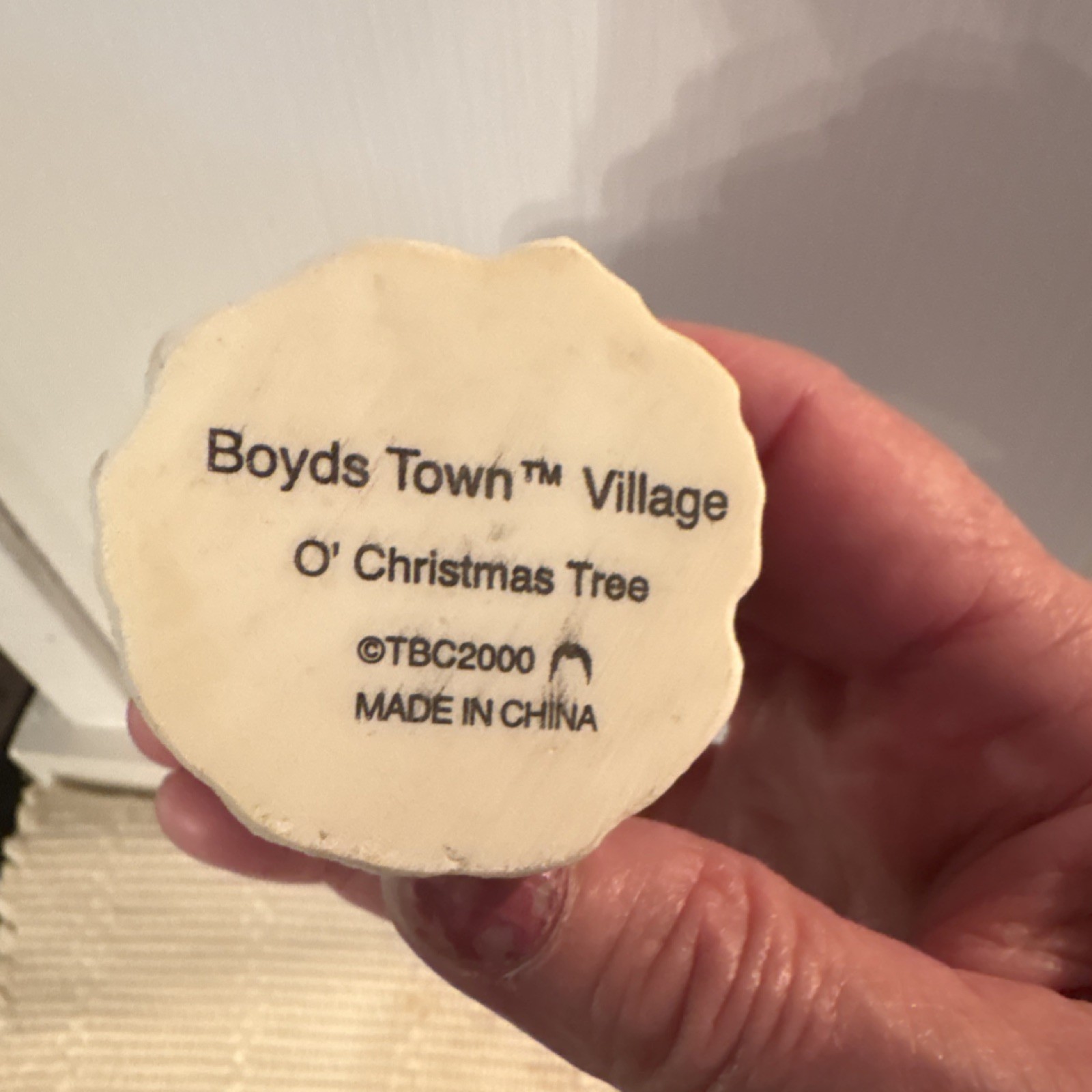 Boyds Village Christmas Figurines O’Christmas Tree Style #19800 2000