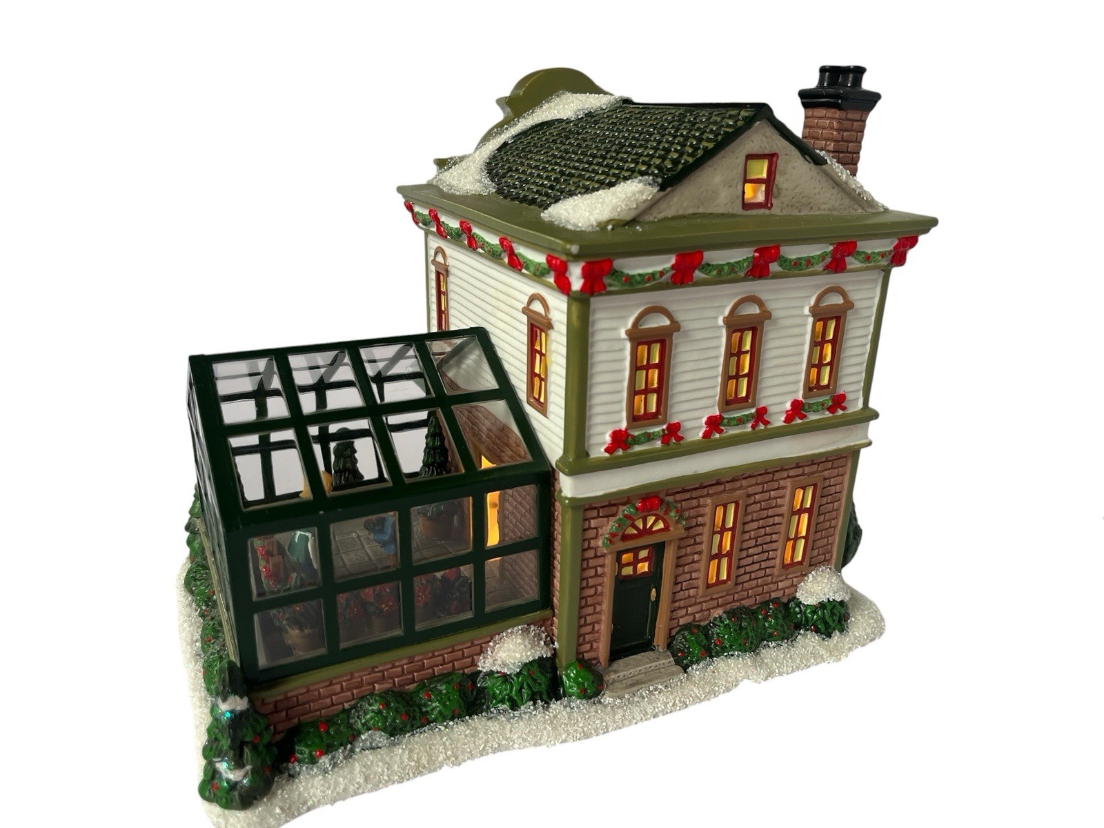 St Nicholas Square Village Collection Daisys Florals And Gifts Lighted Retired