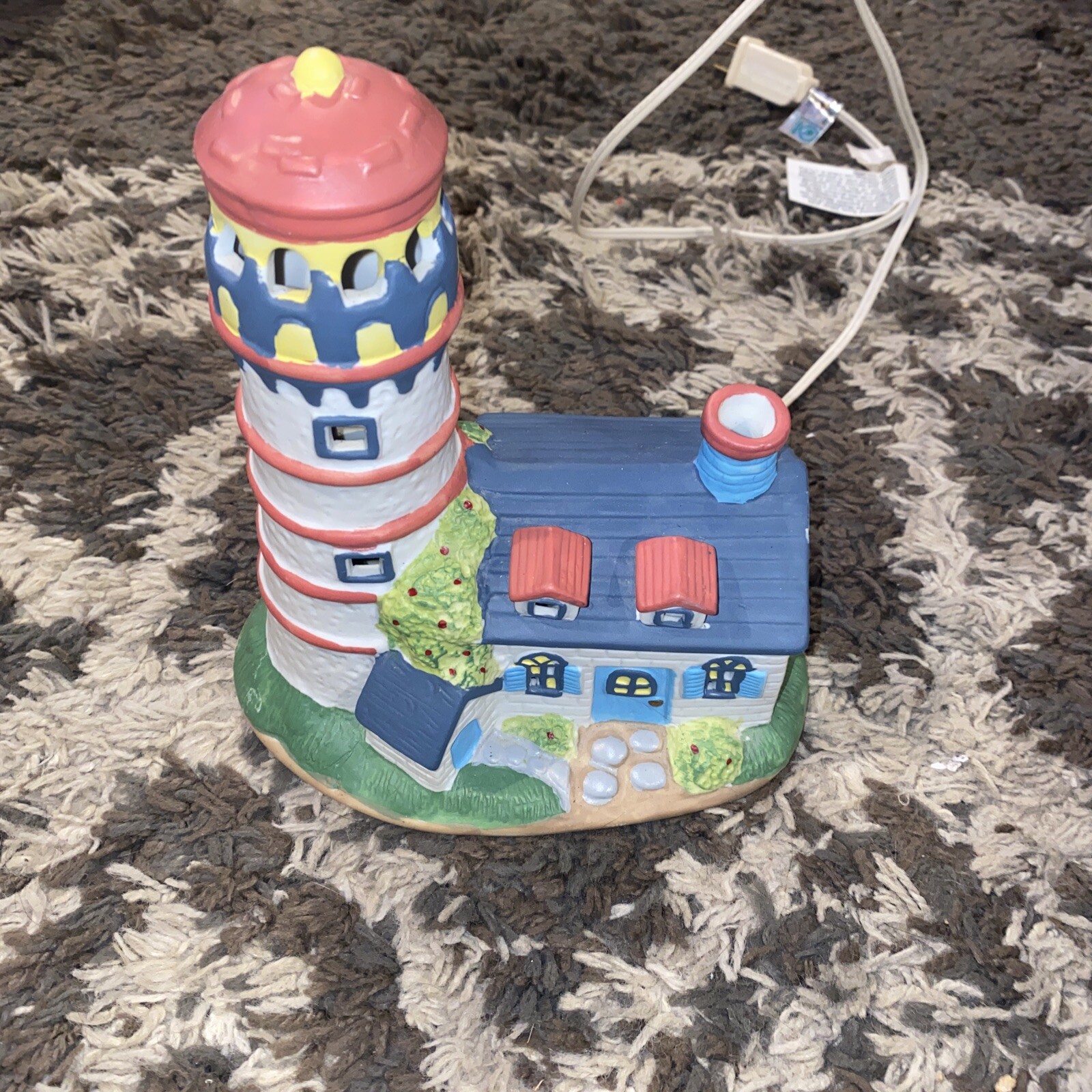 Porcelain Christmas Village Light up House – 8 Inches Tall
