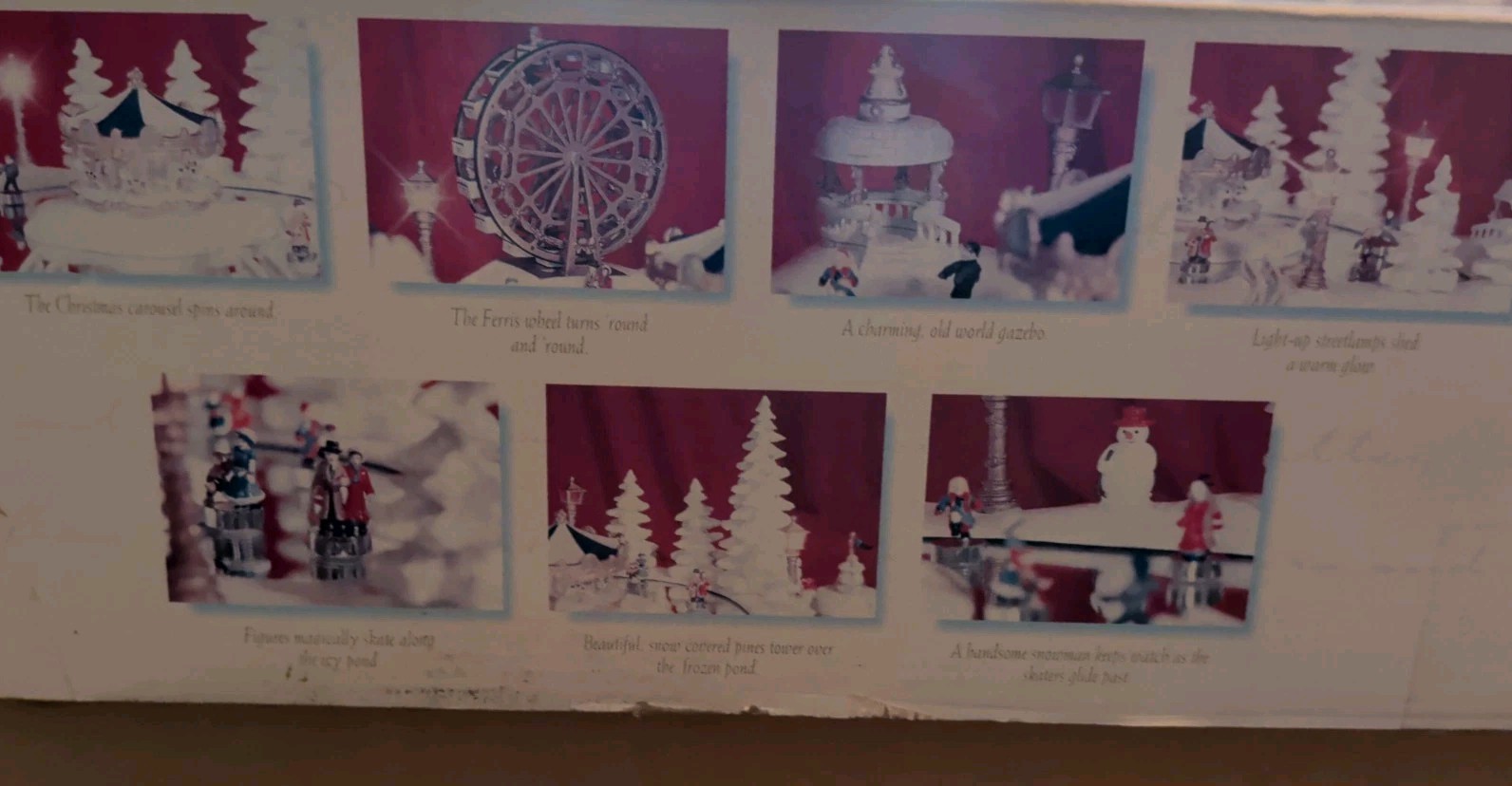 Trendmasters Magic Winter Wonderland Musical Ice Skating Carnival 1997 Tested