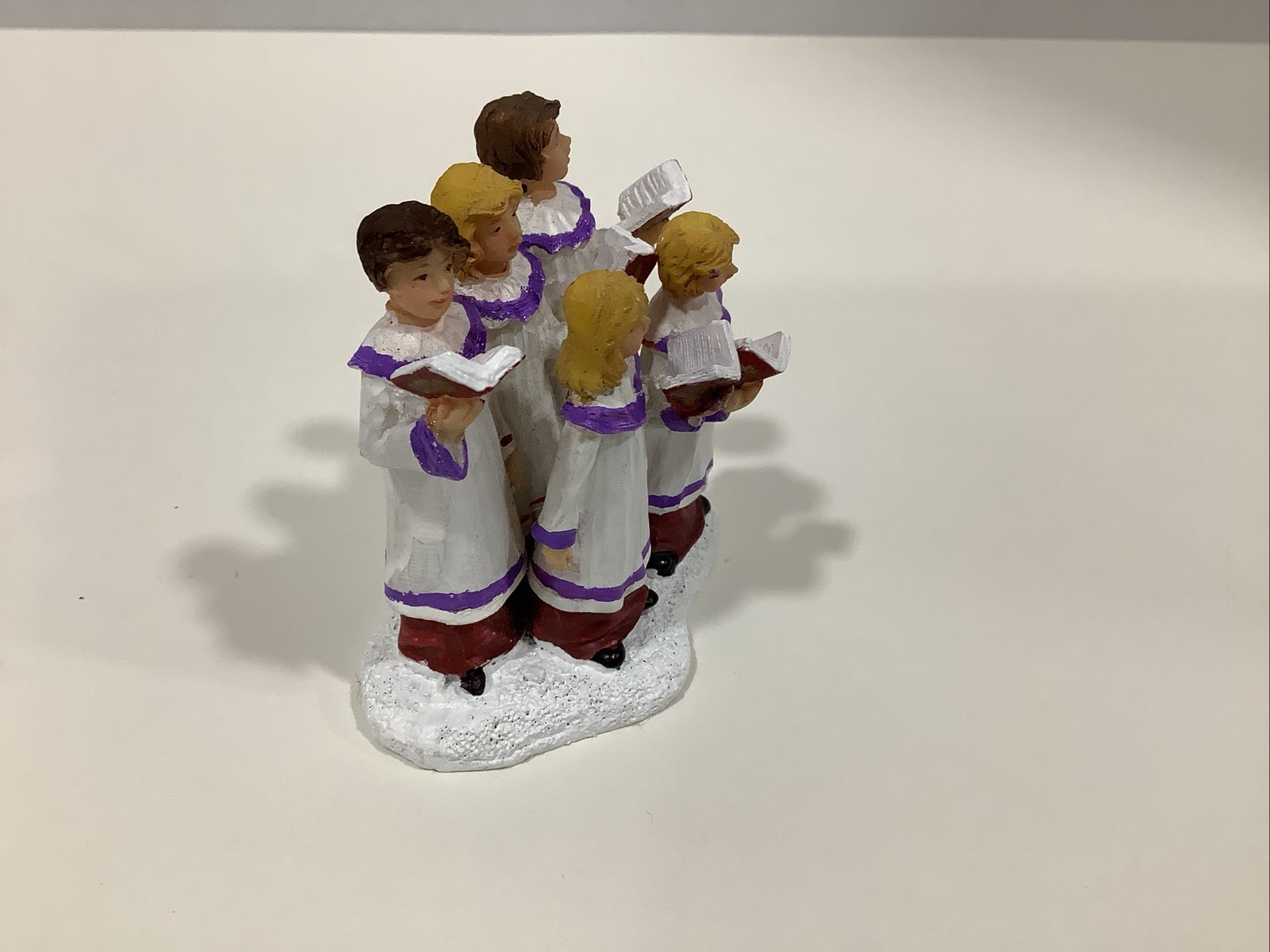 St. Nicholas Square Christmas Village Accessory Children Caroling Singing Choir