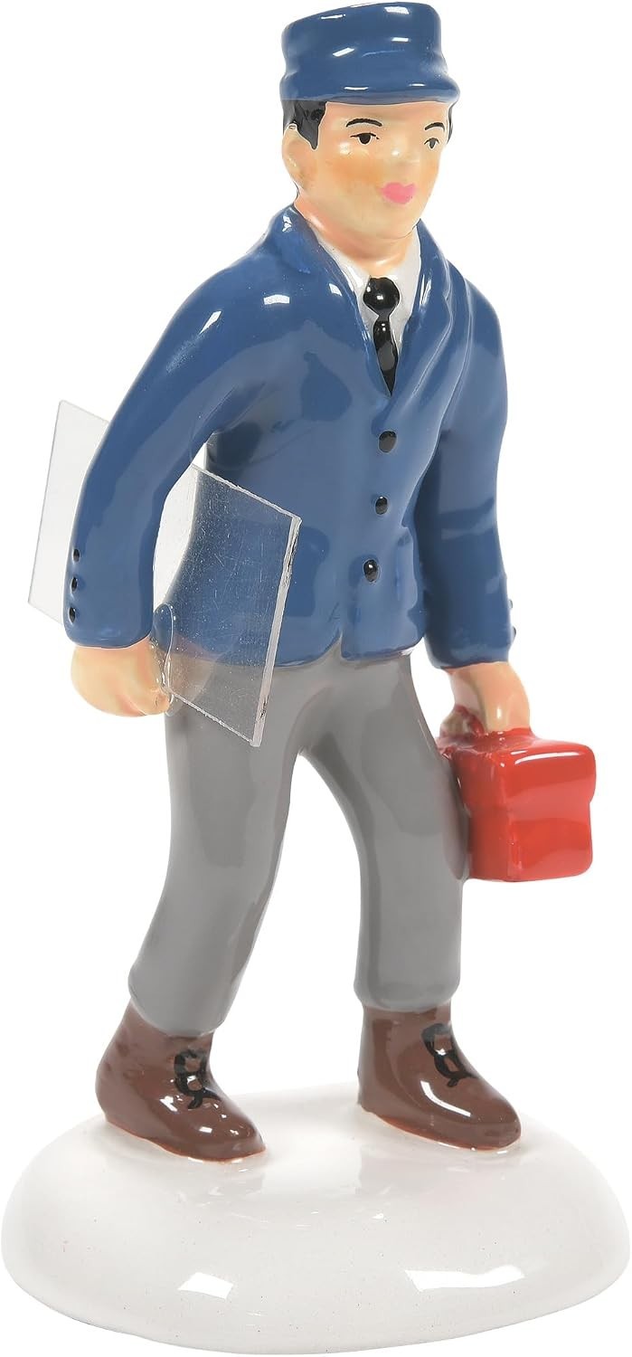 Department 56 Snow Village Accessory Odd Jobs Before Snow Figurine 6011421 NEW T