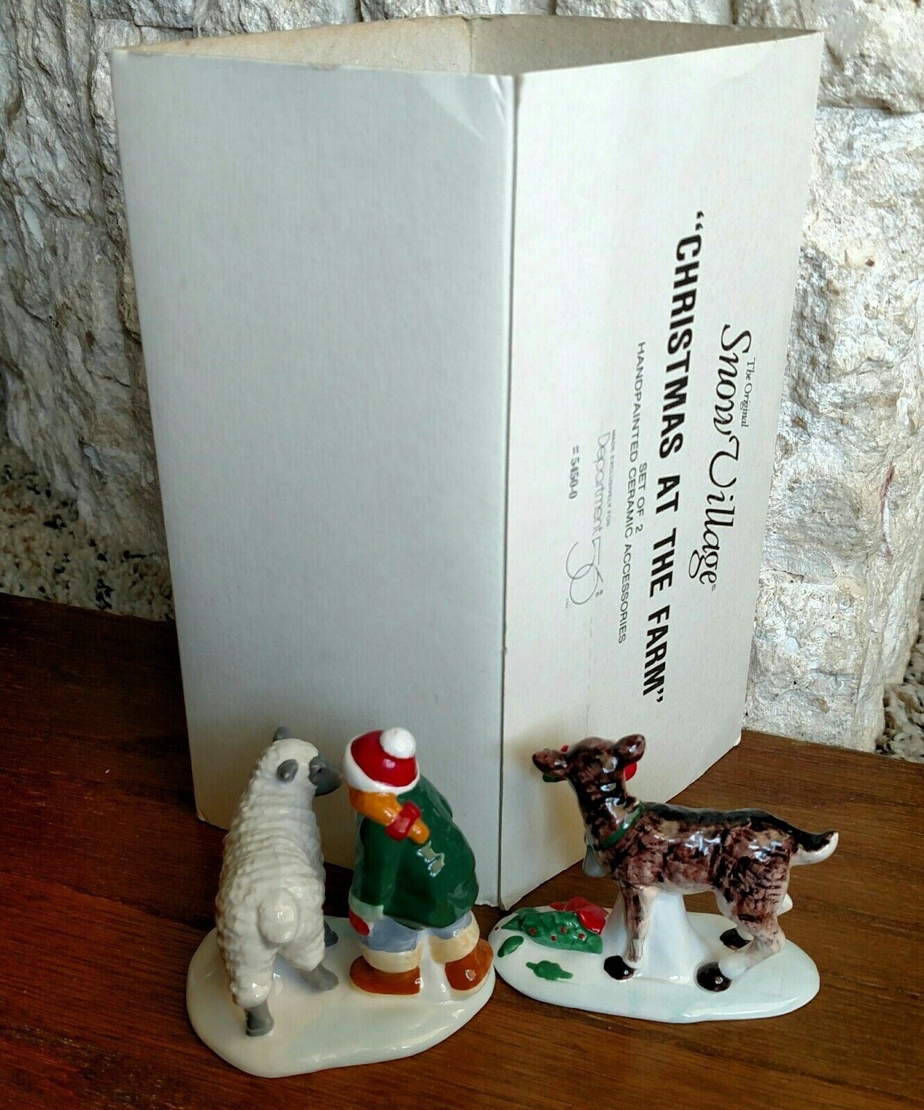 Christmas At The Farm #54500 Snow Village Department 56 -BUYER GUARANTEE