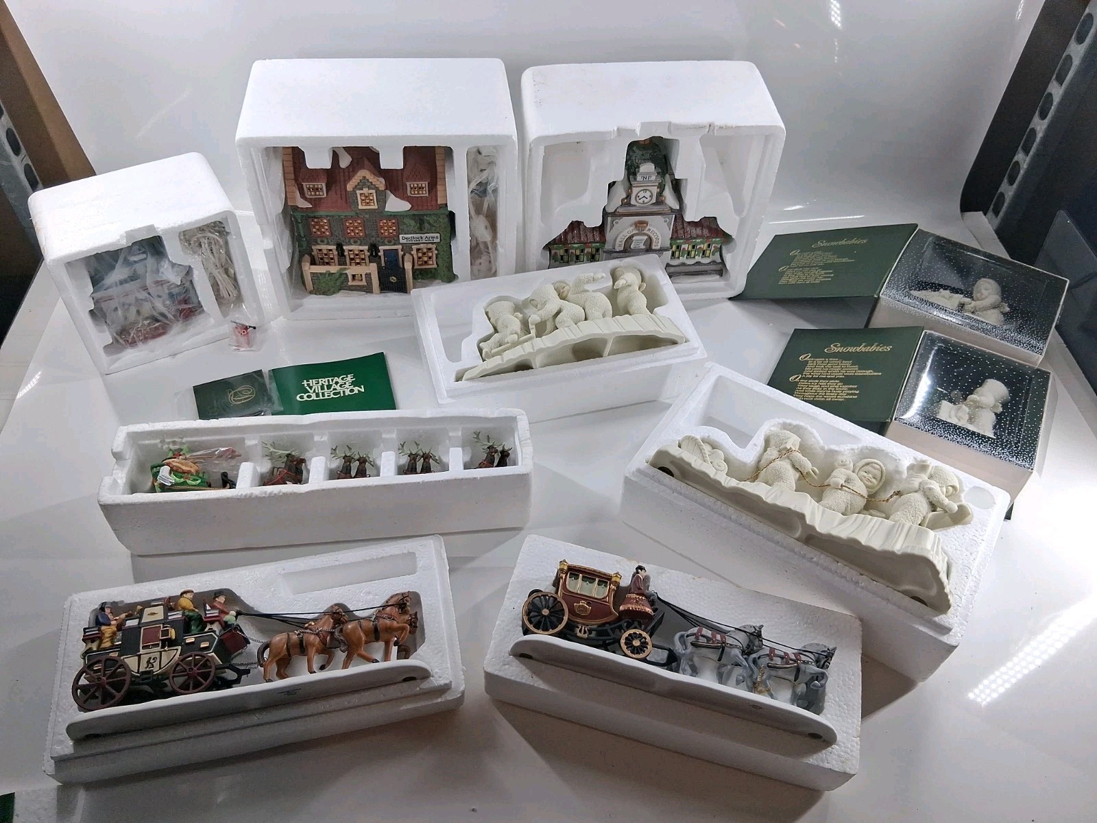 Dept 56 Heritage Village Collection Accessories Figures Lot Of 10 Some NEW