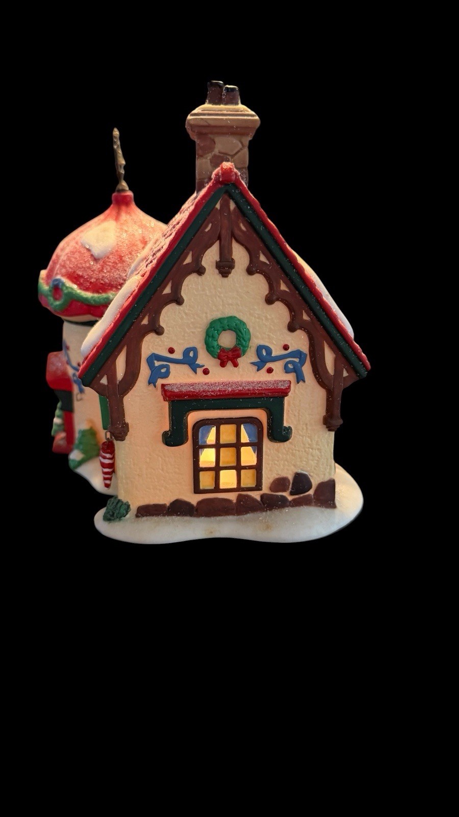 VTG 1998 Dept 56 “Custom Stitchers” North Pole Series ElfLand House Porcelain