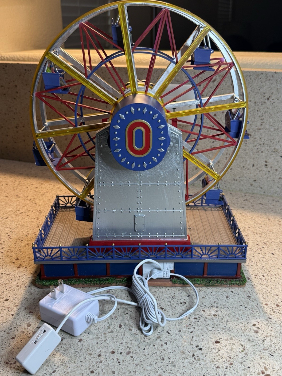 Lemax Carnival Village The Giant Wheel Sights & Sounds Animated #94482 *Working*