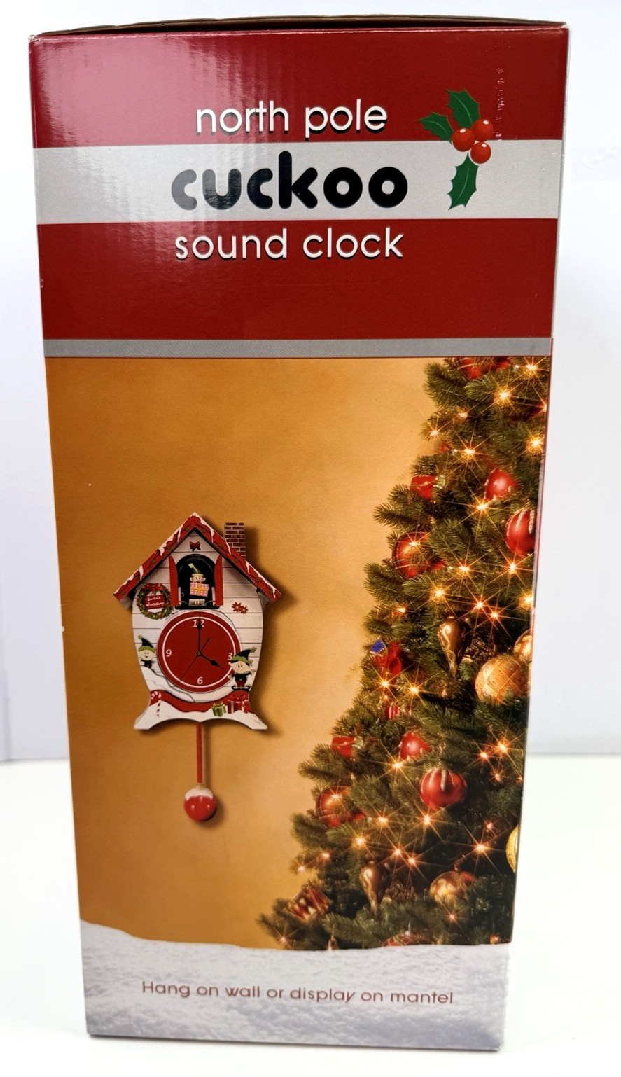 Santa’s North Pole Workshop Cuckoo Carol Sound Clock