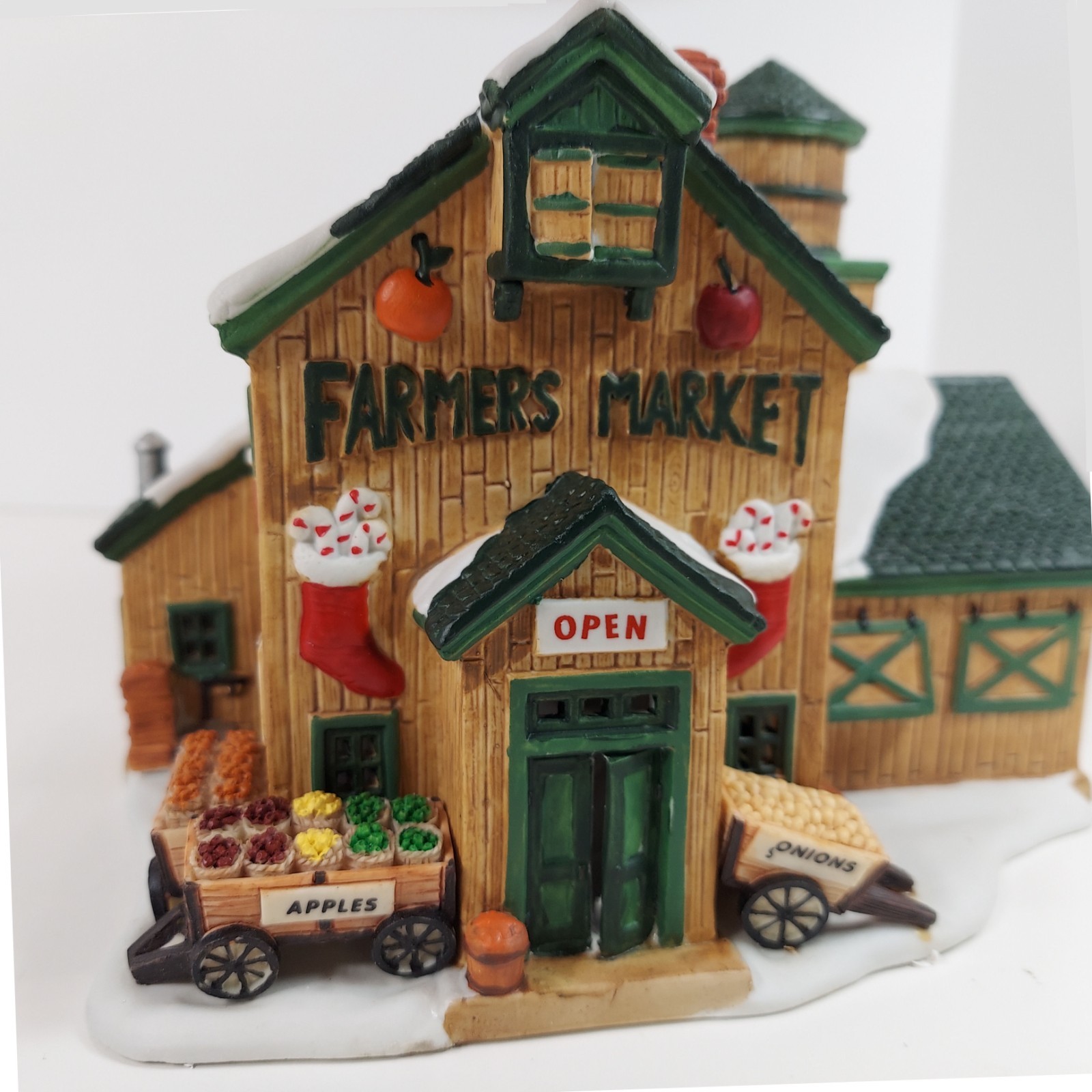 LEMAX “Farmers Market” Christmas House Fruit Farm Harvest Holiday Collectible