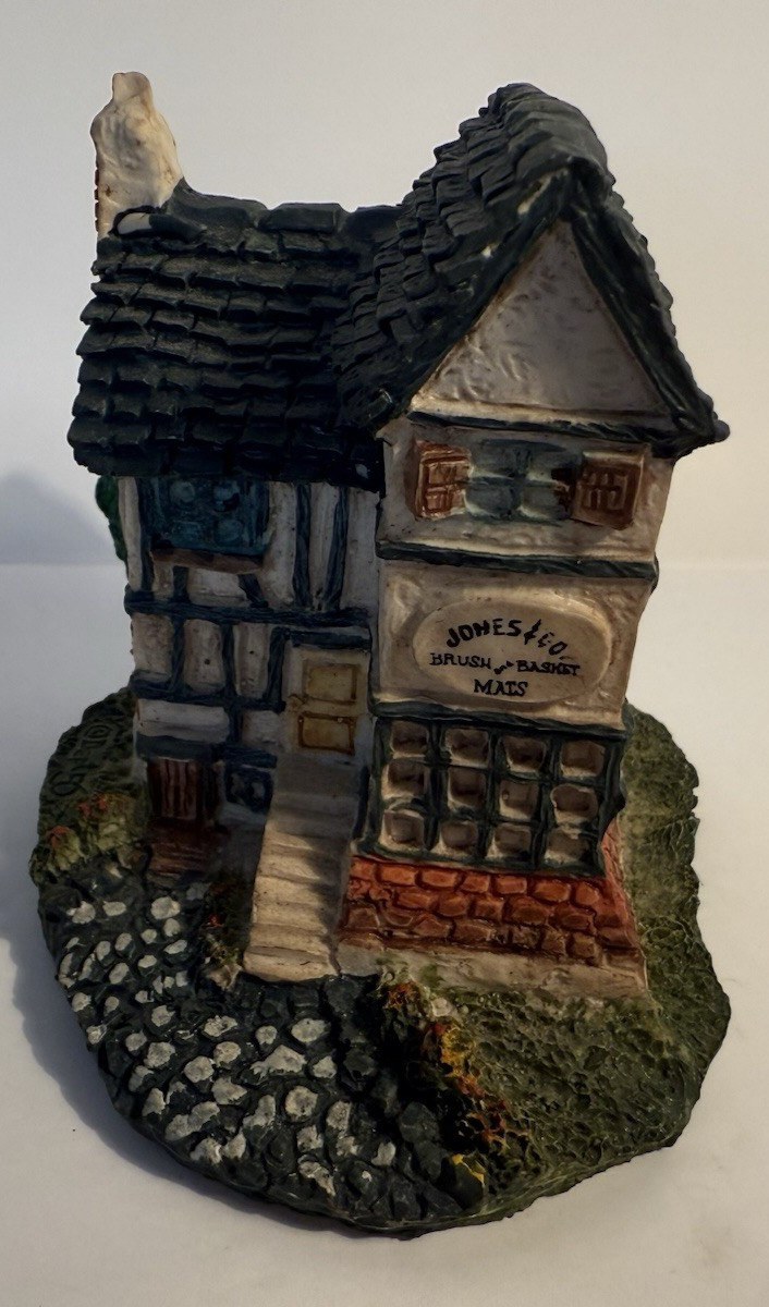 Dept 56 Dickens Miniature Cottage Jones & Co Cold Cast Porcelain Handpainted ’86