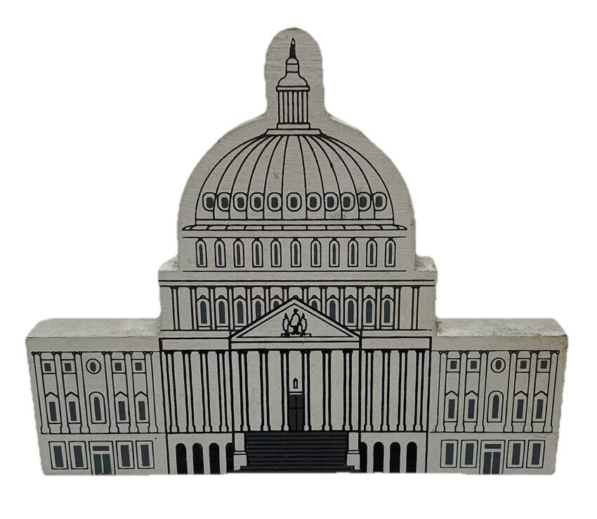 VTG Cat’s Meow US Capitol Building White House Washington DC 1991 Signed!