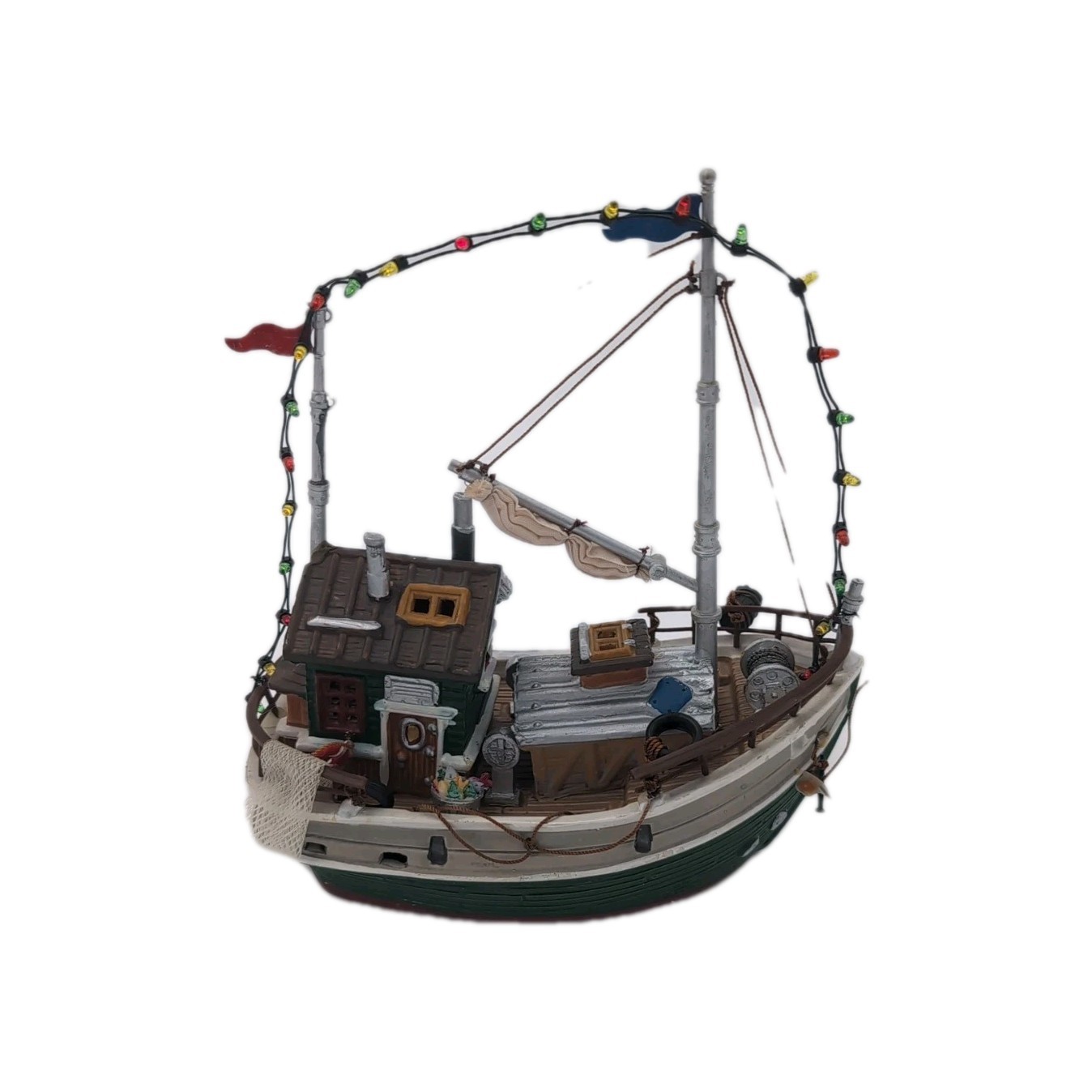 Lemax Annibelle-Trawler- VIillage Collexriim Christmas Village #44174 Works! Box