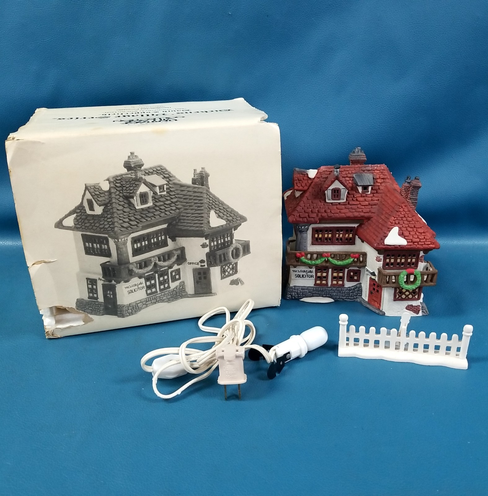Dept 56 Dickens’ Village David Copperfield Mr. Wickfield Solicitor #55506 Works