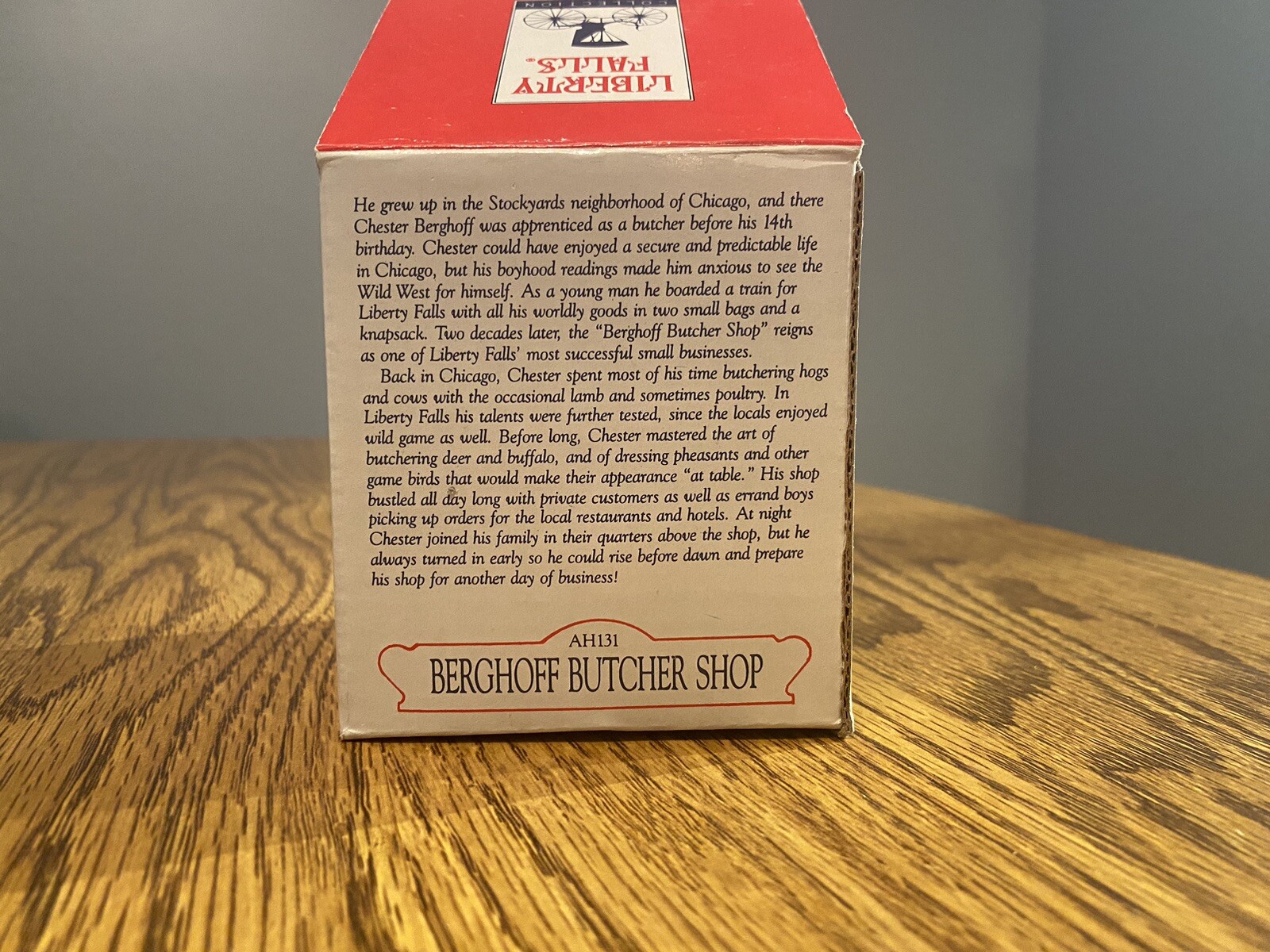 Liberty Falls Collection Berghoff Butcher Shop AH131/see Decription for Savings