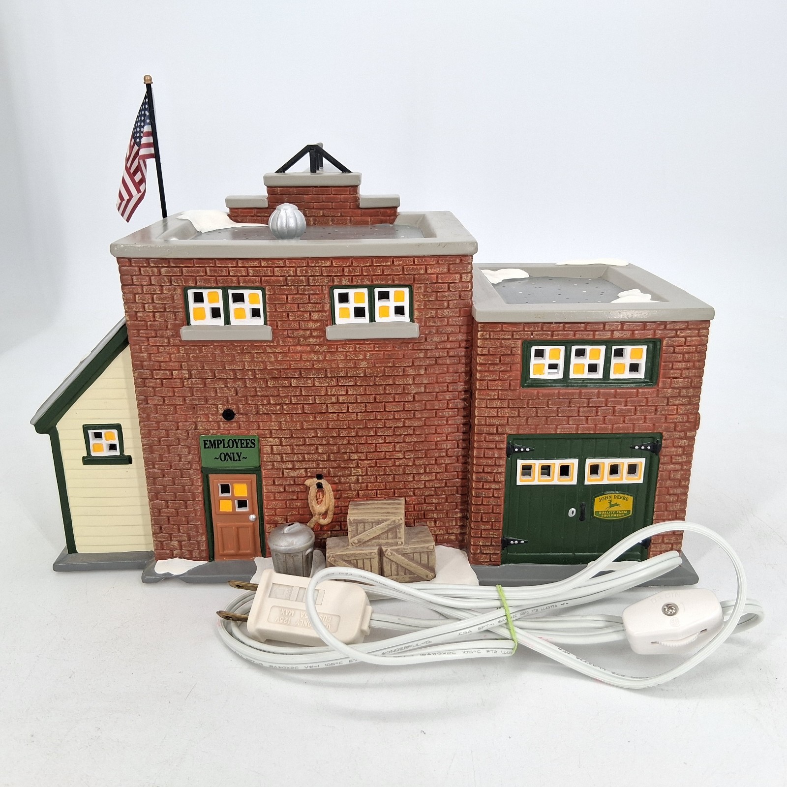 Dept 56 Buck’s County Abner’s Implement Co John Deere #55052 – No Gas Pump