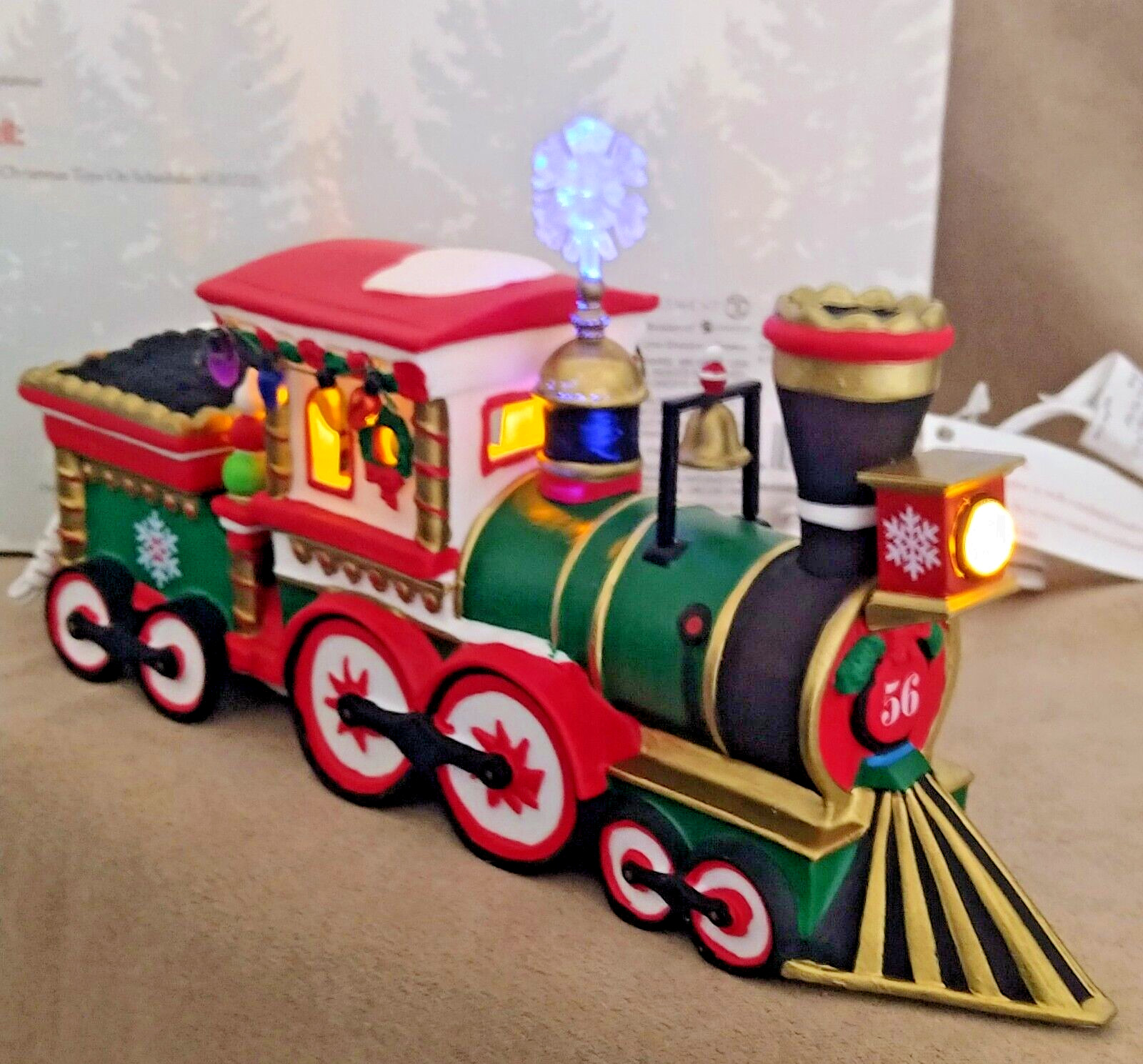 Northern Lights Express Engine #4030714 Department 56 North Pole-BUYER GUARANTEE