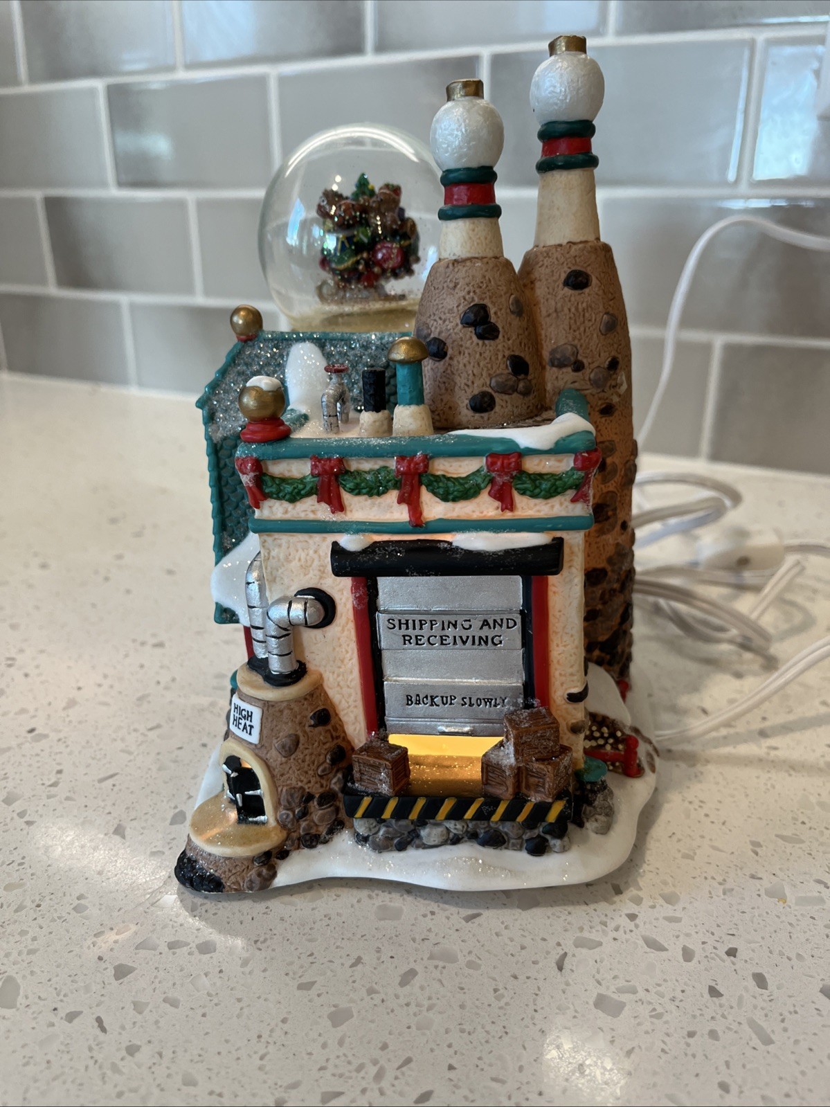 Dept 56 North Pole Series “Flurrys Snowglobe Maker” 56763 Retired Please READ !