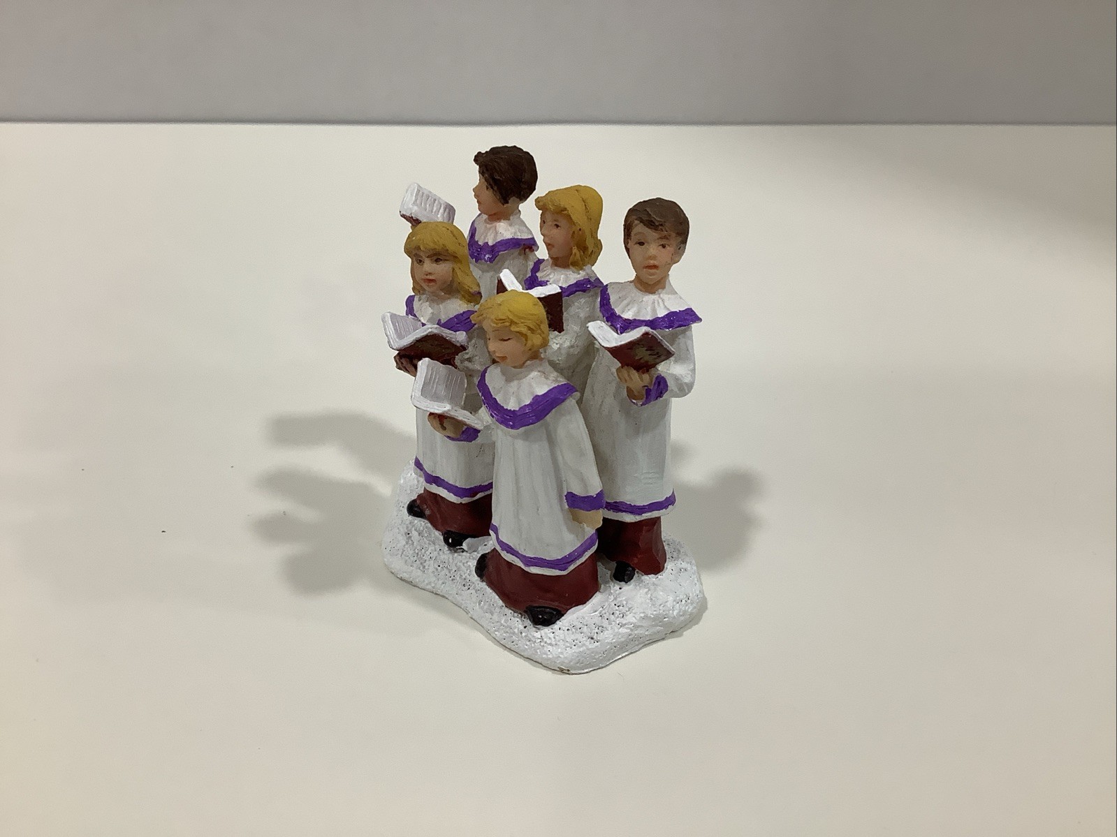 St. Nicholas Square Christmas Village Accessory Children Caroling Singing Choir