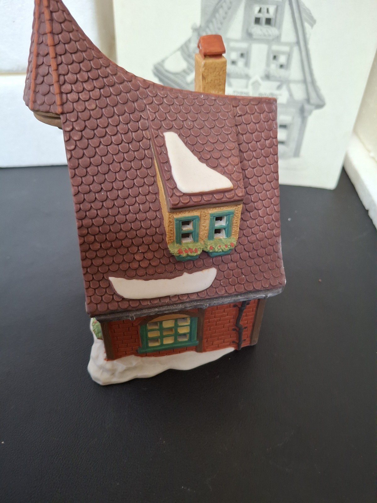 2 DEPT 56 Heritage Village Collection Alpine Kukuck Uhren & Two Rivers Bridge