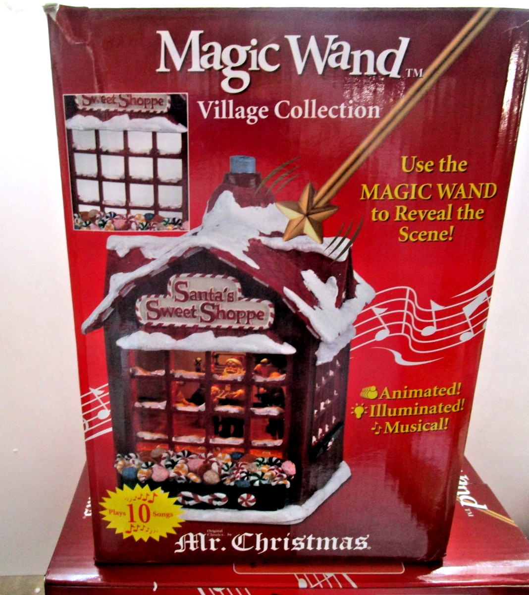 Mr. Christmas – 2011 Santa’s Sweet Shoppe – Magic Wand Village Collection w/ Box