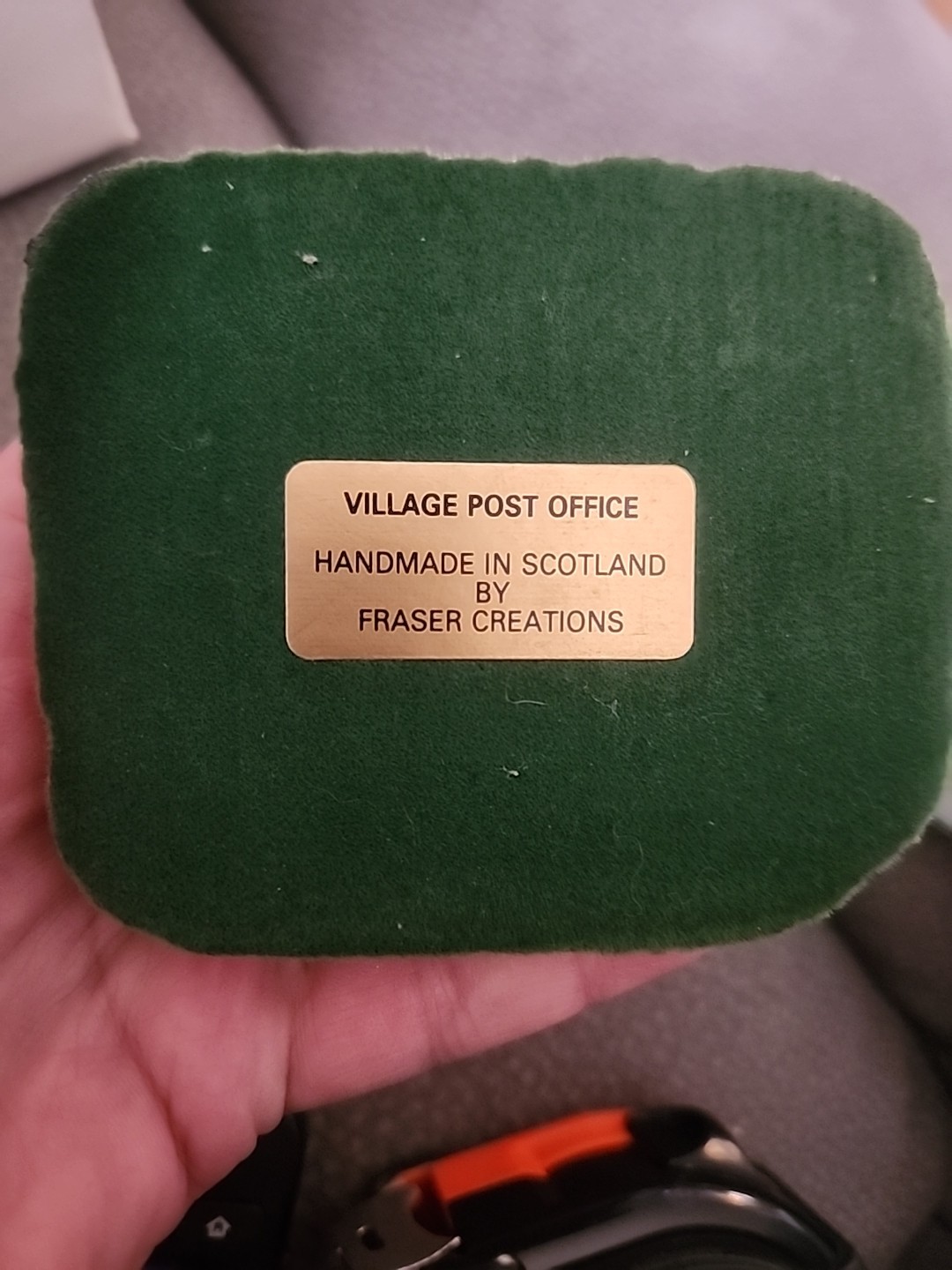 Fraser Creations Miniature Post Office Sculpture Made in Scotland With COA
