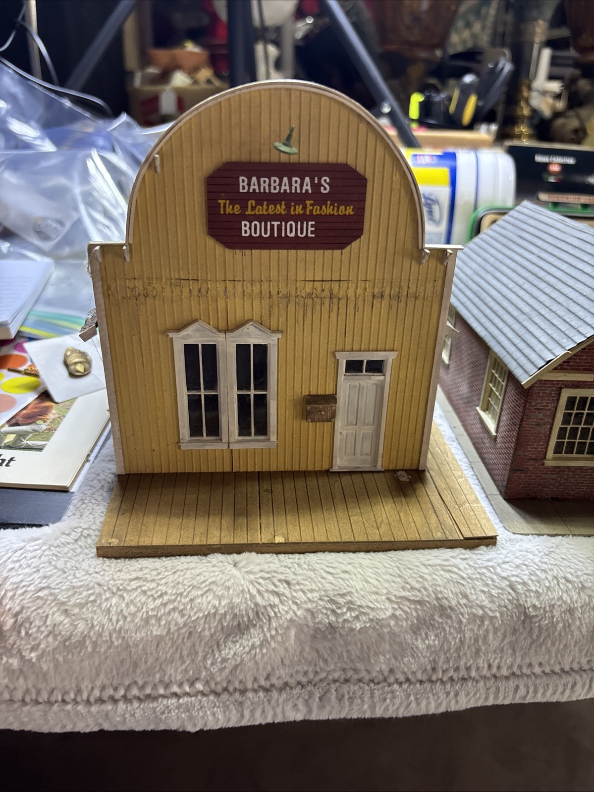 Vintage Town House Post Office And Shops For Little Villages