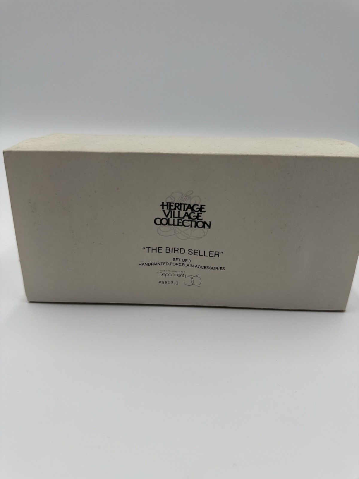 Department 56 – Dickens Village – The Bird Seller (set of 3) #5803-3