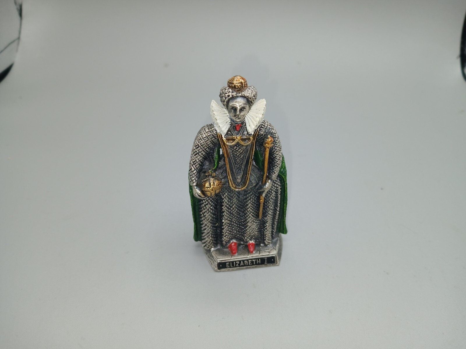 Elizabeth the first Pewter figurine made in Great Britain 3″ Figurine