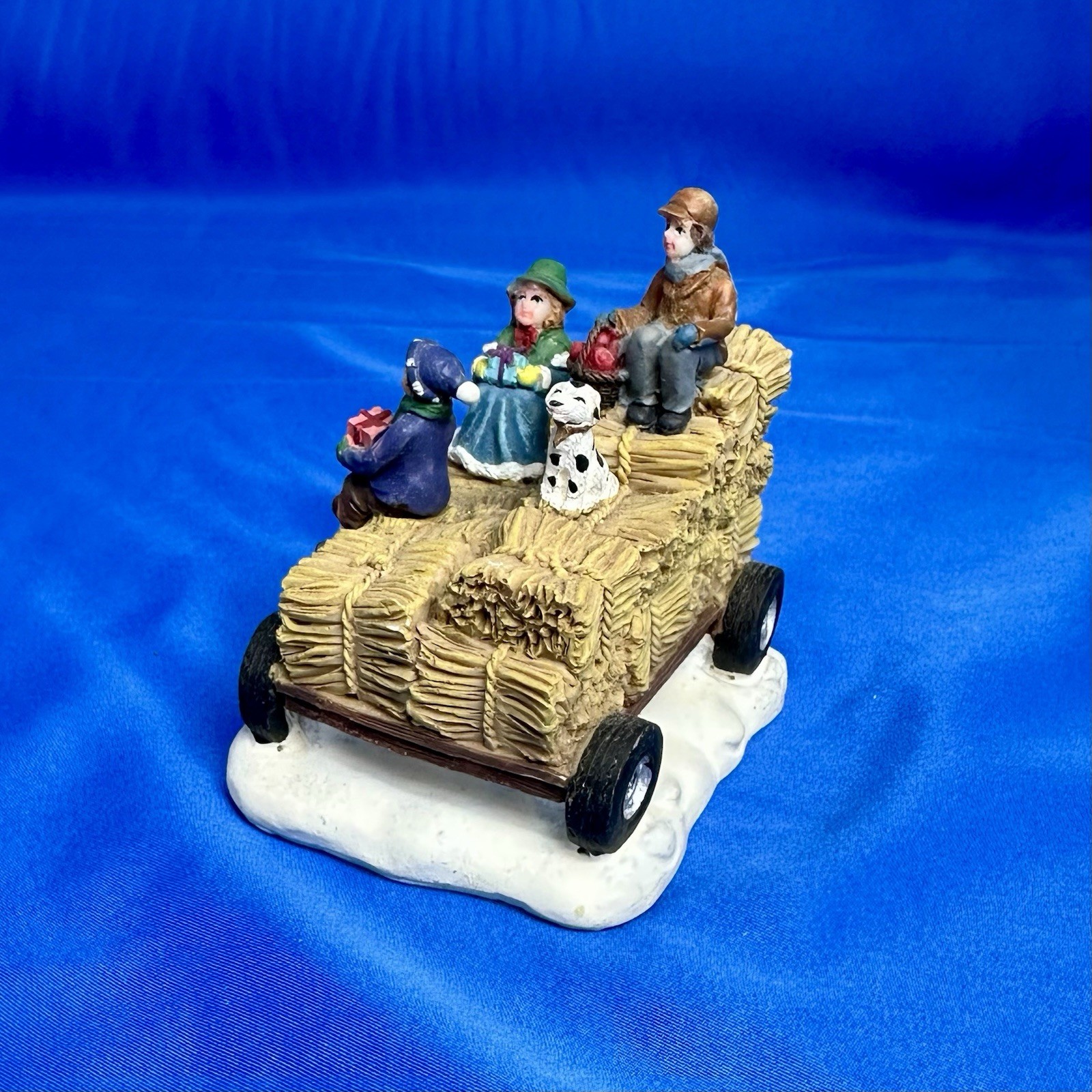 Holiday Inspirations House Accessory Hay Ride For Santa On A Tractor.