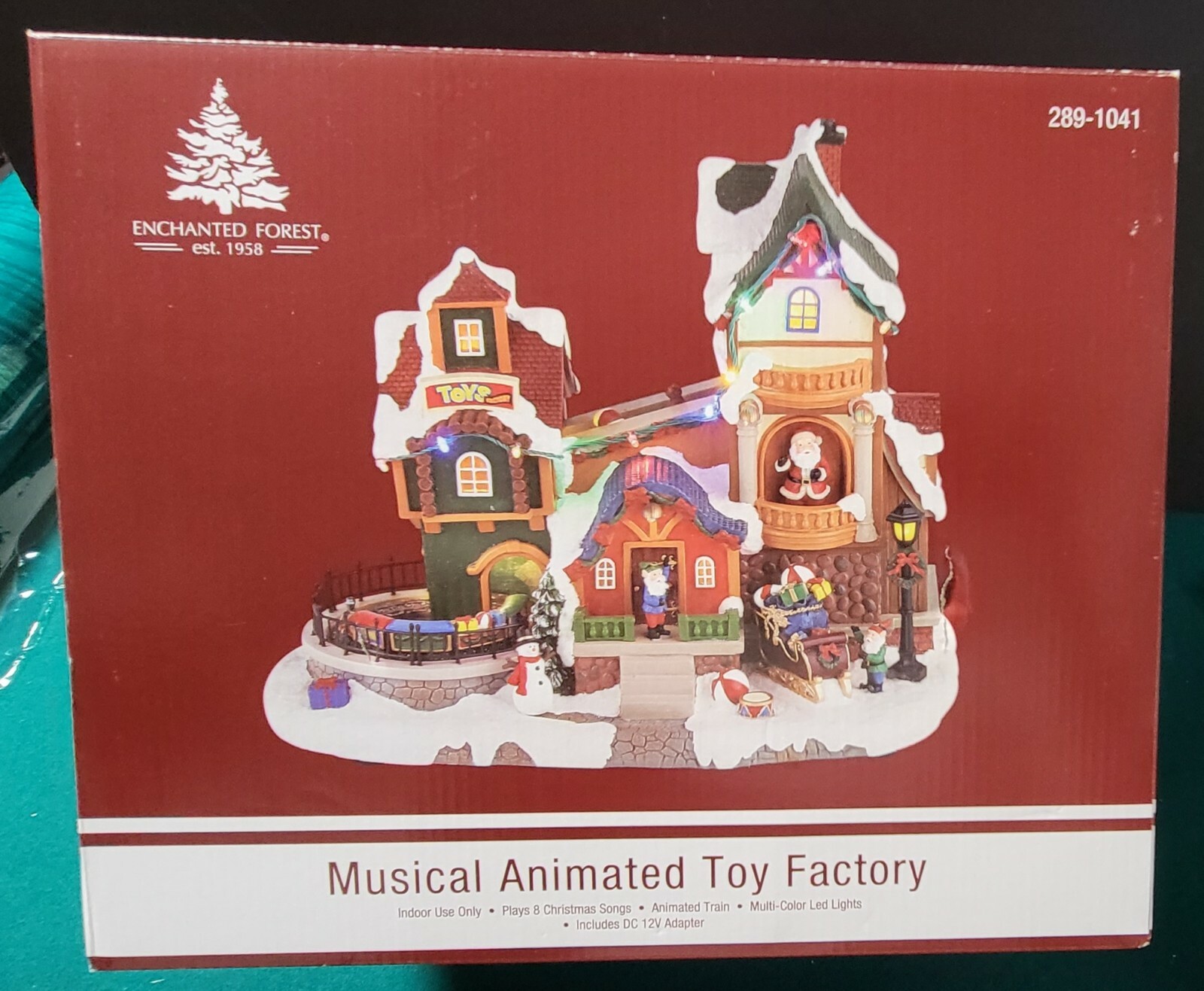 Enchanted Forest “Musical Animated Toy Factory” SKU 289-1041 Brand New 2021