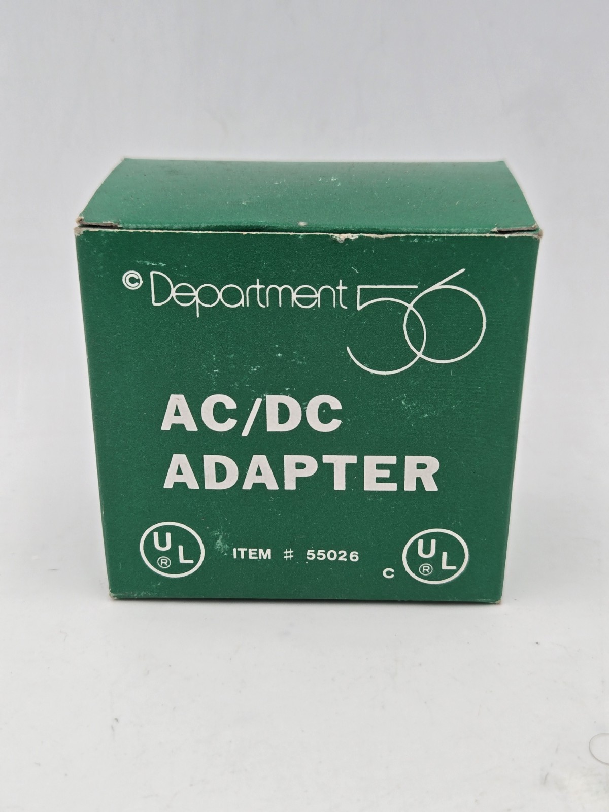 Department 56 AC / DC Power Adapter #55026 With 3x Output Jacks – White