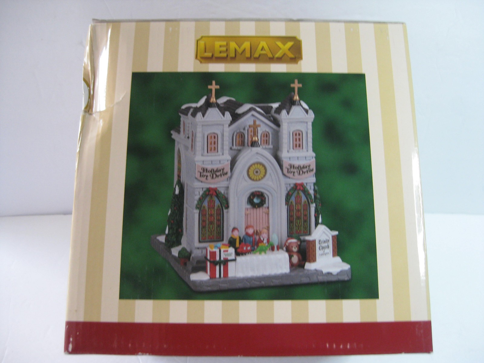 LEMAX #25884 TRINITY CHURCH OF CADDINGTON LIGHTED BUILDING NEW IN BOX